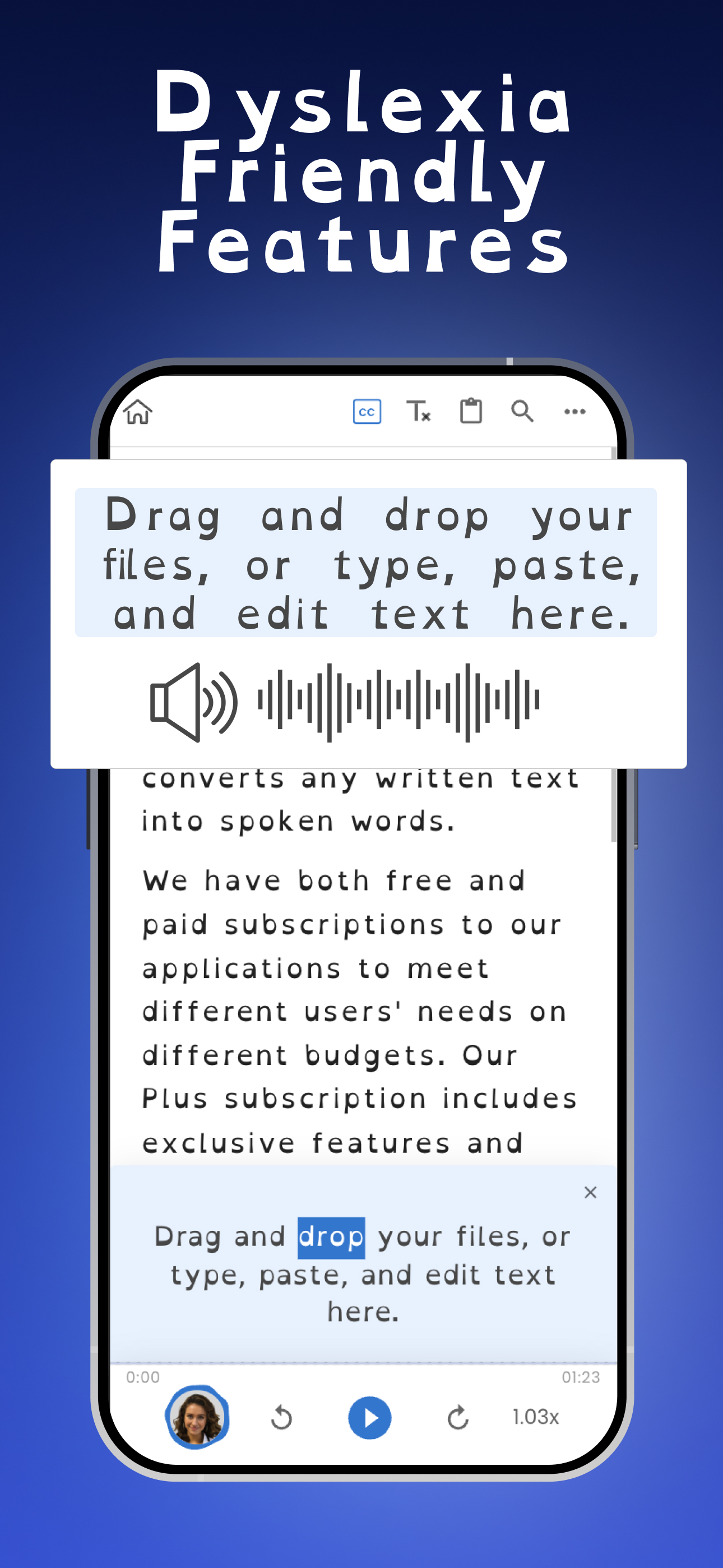 اسکرین شات 6 برنامه NaturalReader - Text to Speech