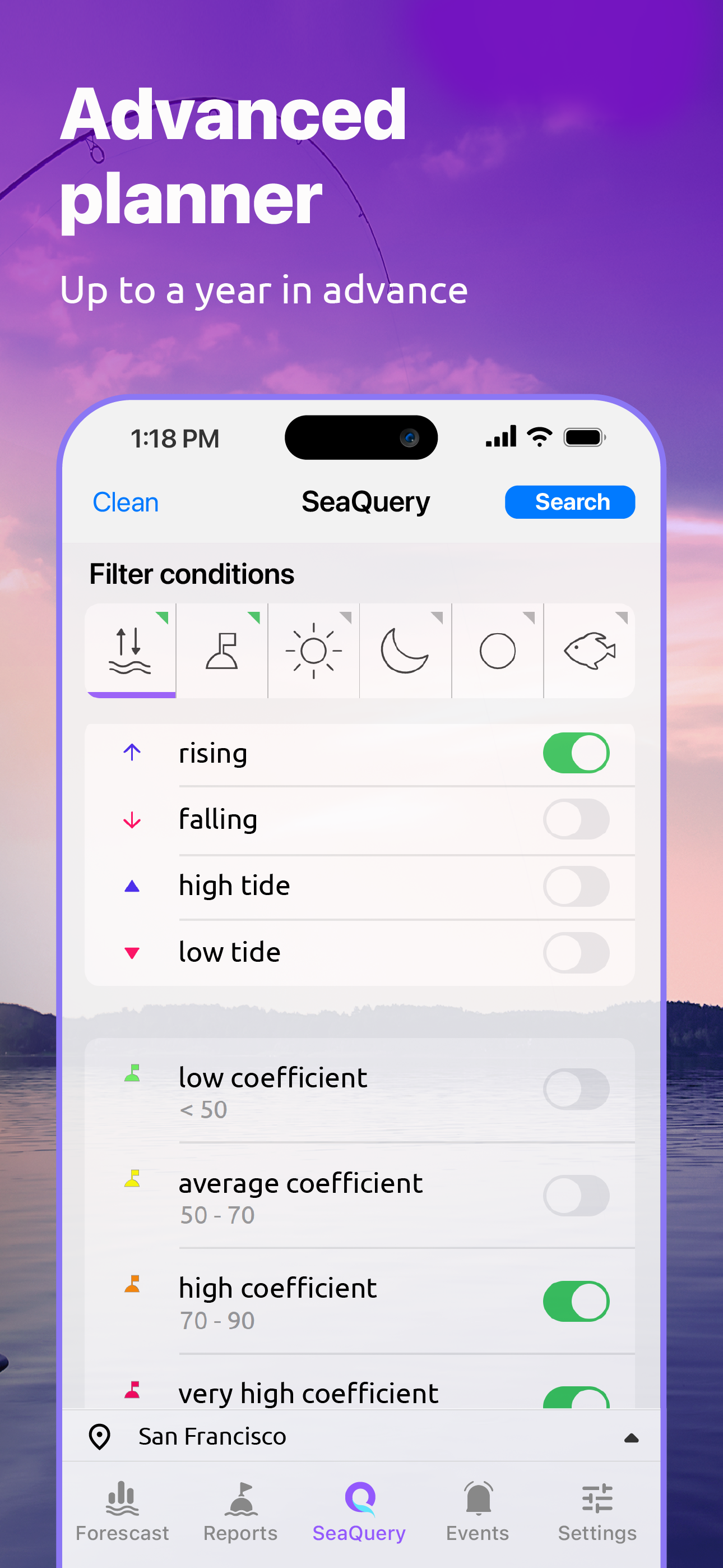 اسکرین شات 8 برنامه Nautide: Tides, Wind, Waves +