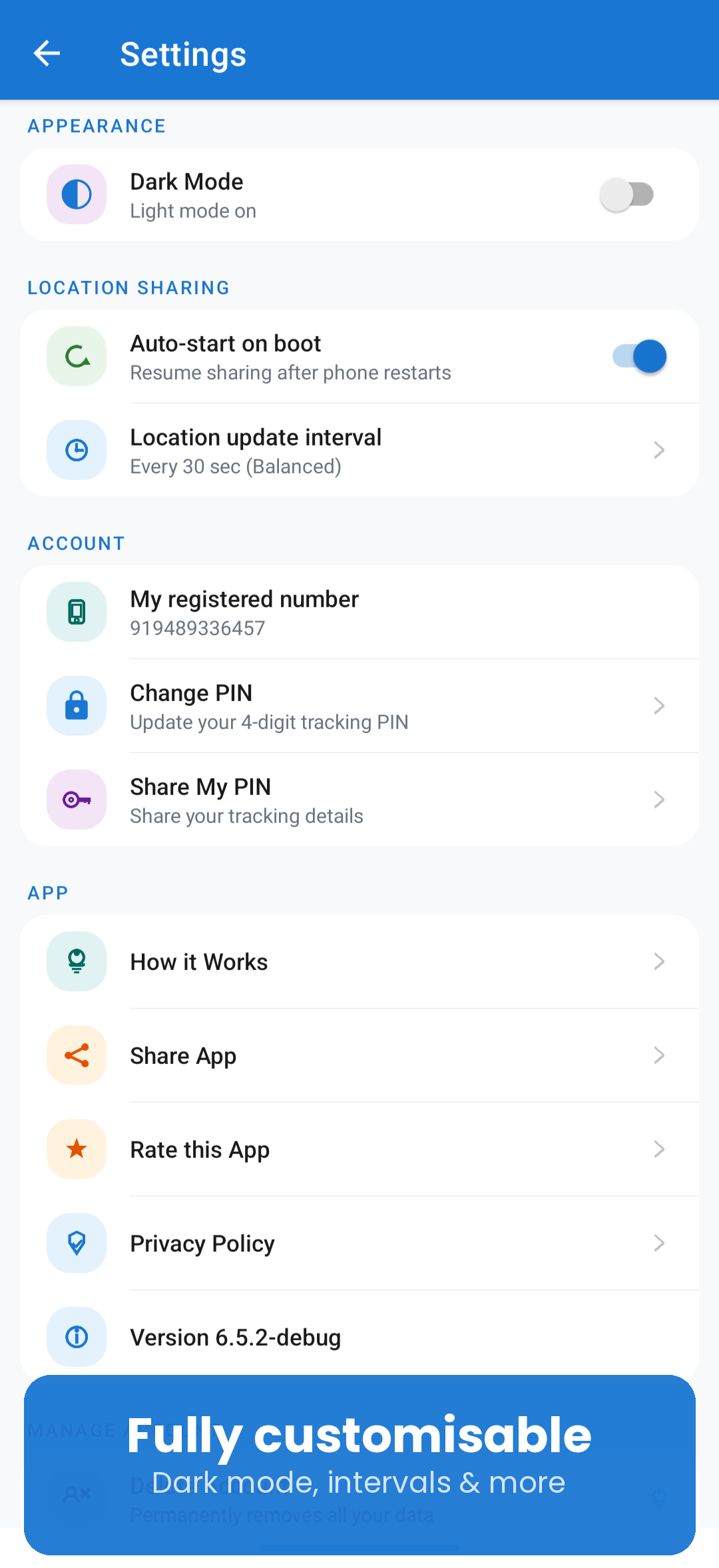 اسکرین شات 6 برنامه Mobile Tracker - Family GPS