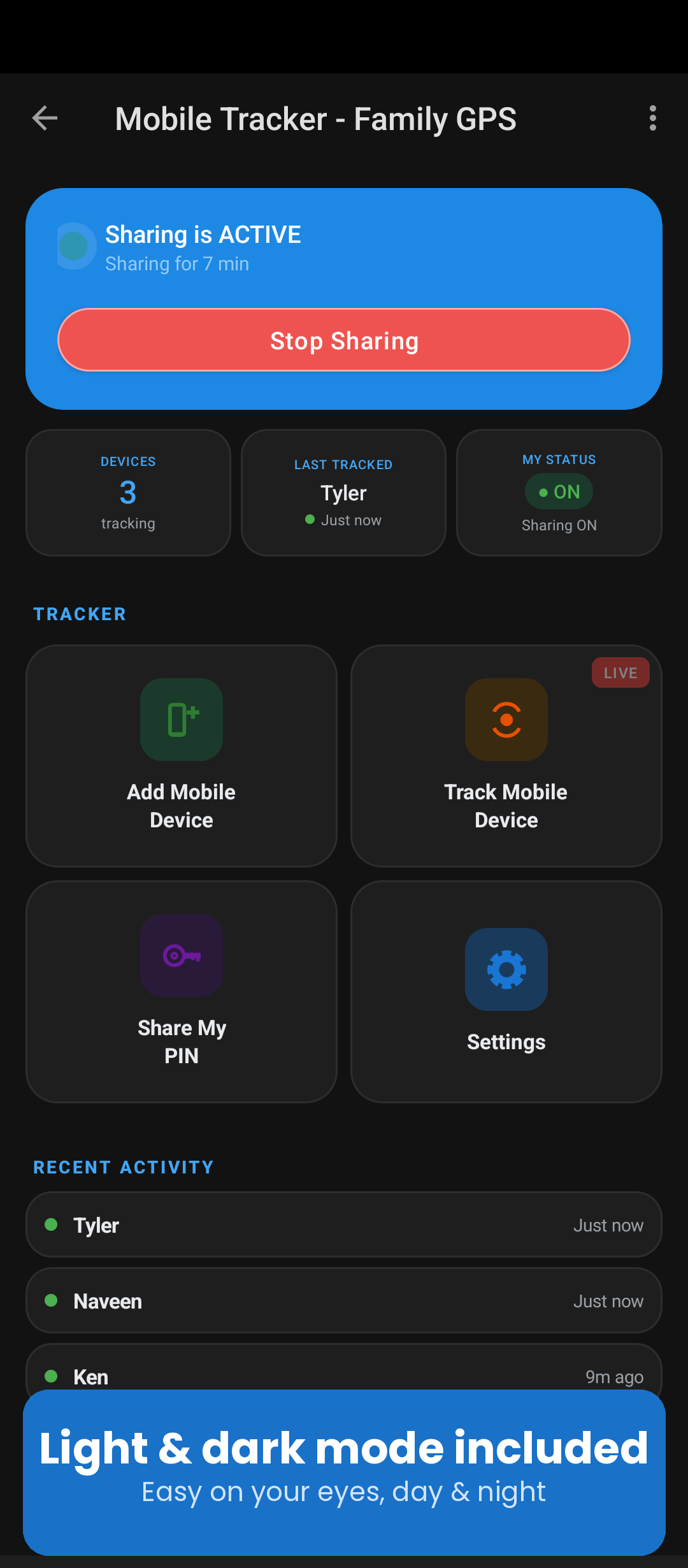 اسکرین شات 8 برنامه Mobile Tracker - Family GPS