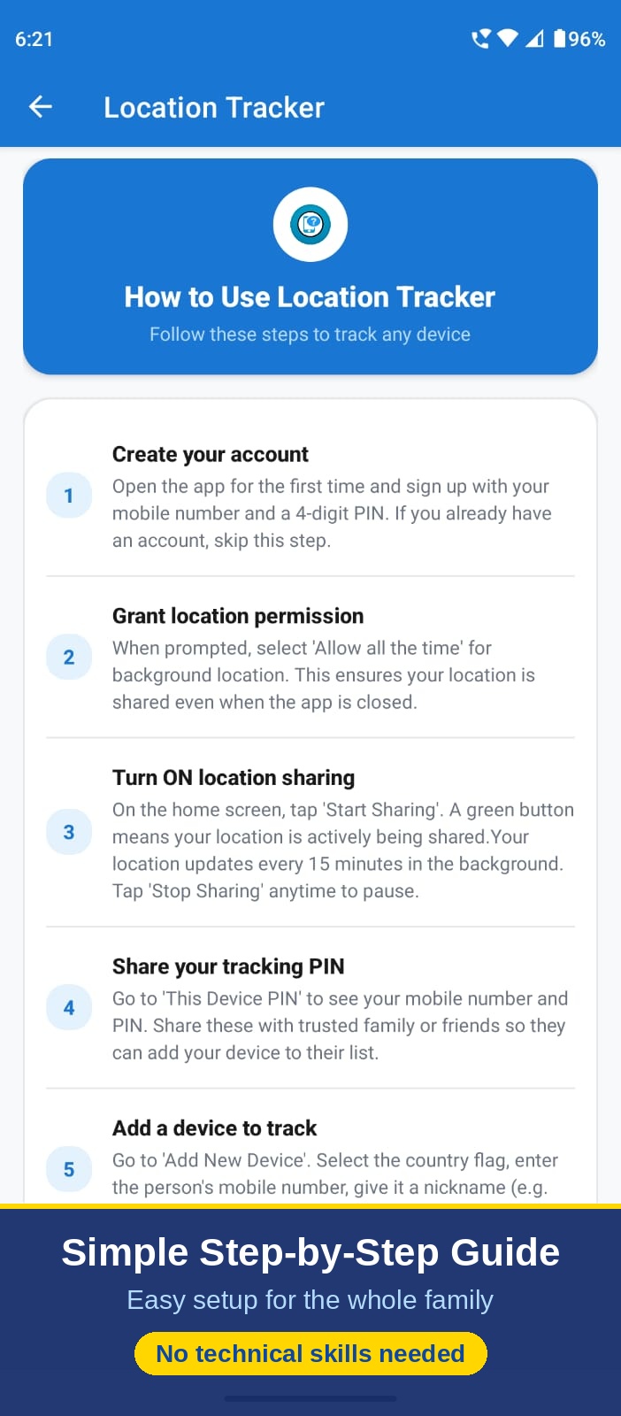 اسکرین شات 8 برنامه Mobile Tracker for Android