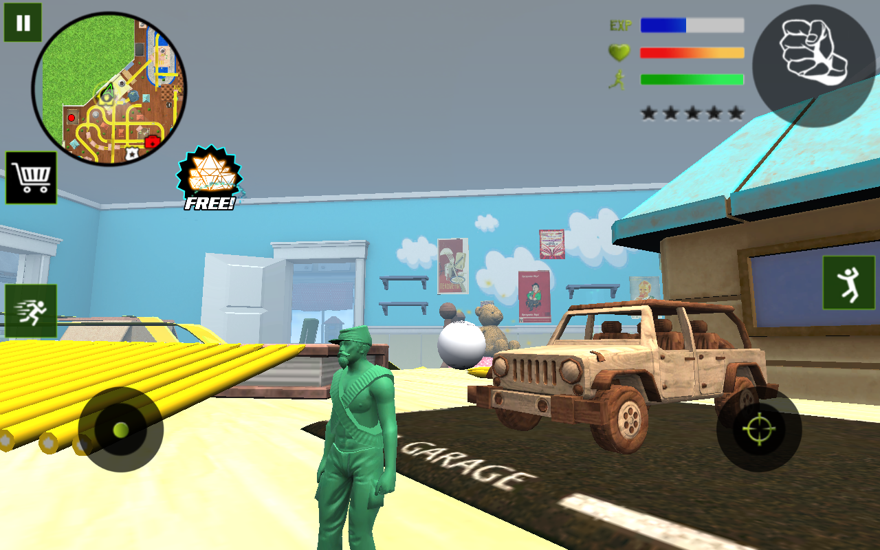 اسکرین شات 3 بازی Army Toys Town