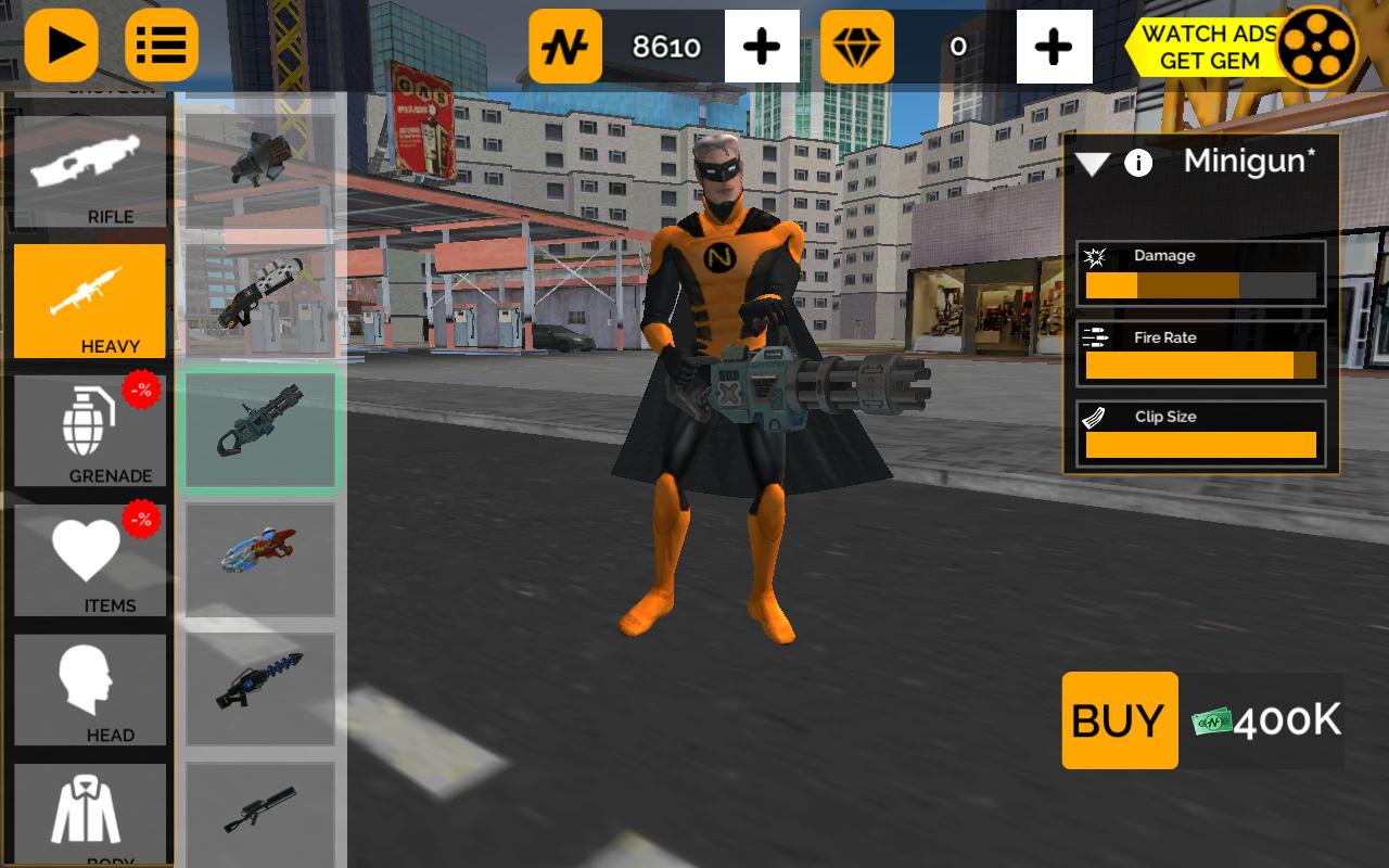 اسکرین شات 8 بازی Naxeex Superhero