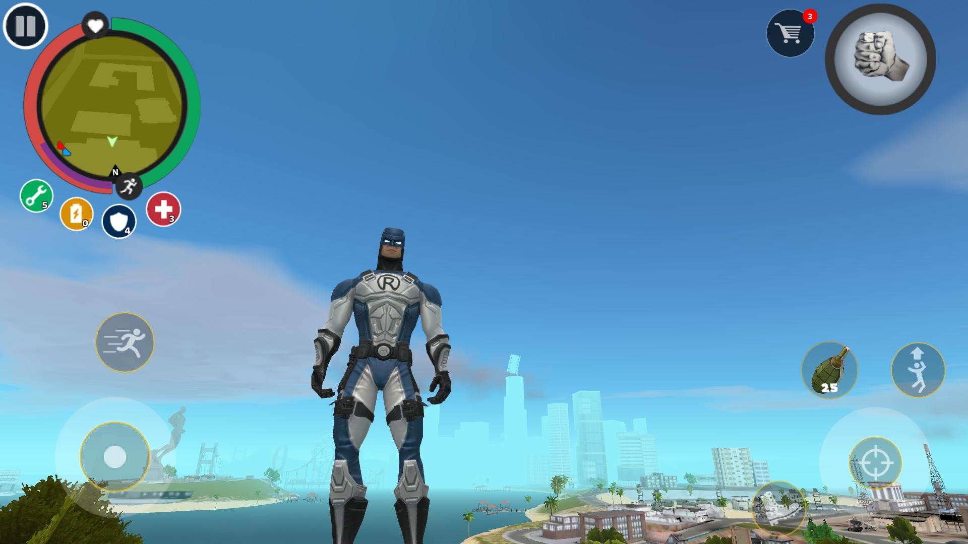 اسکرین شات 7 بازی Rope Hero: Mafia City Wars