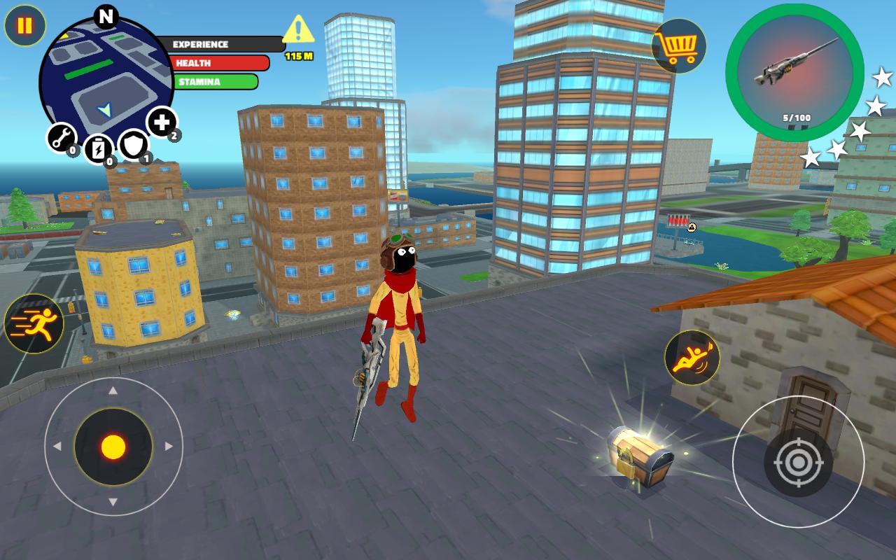 اسکرین شات 1 بازی Stick Superhero