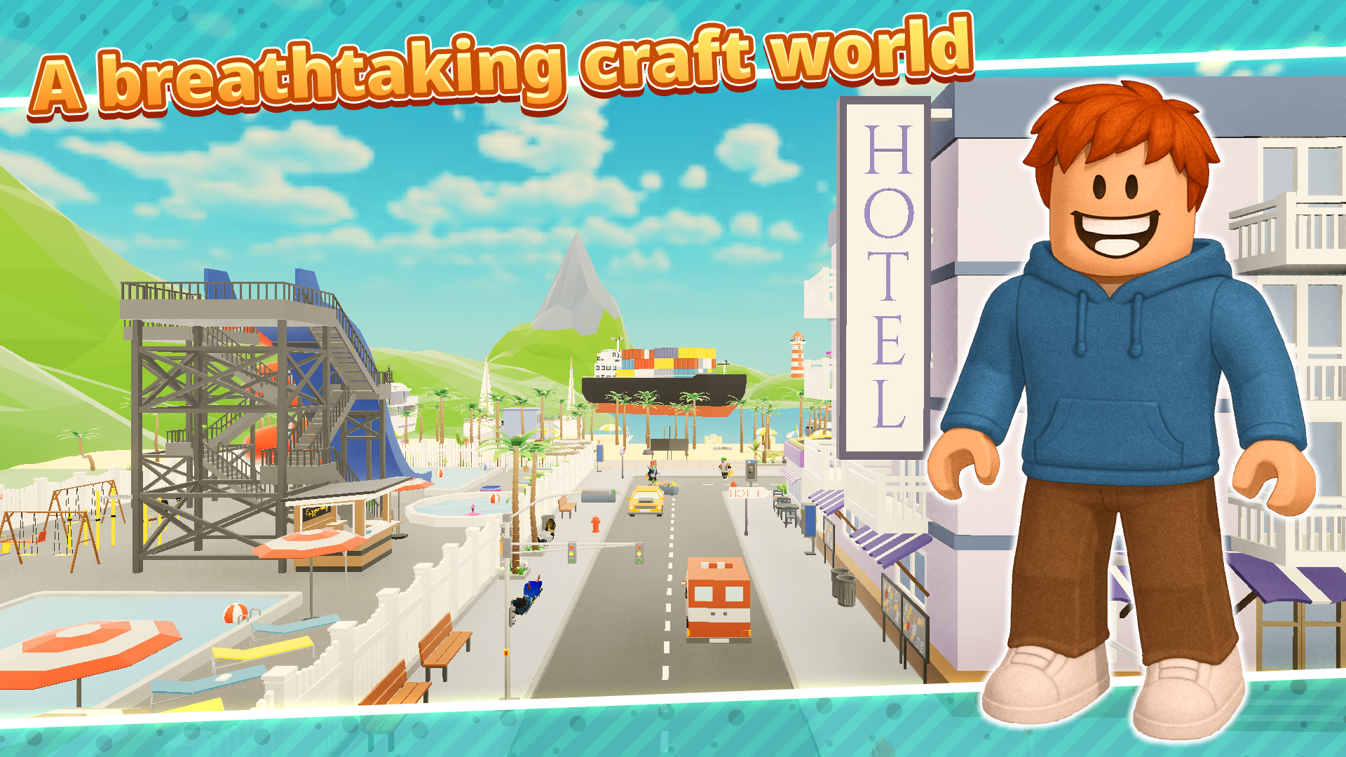اسکرین شات 5 بازی Obby Block World: Craft City
