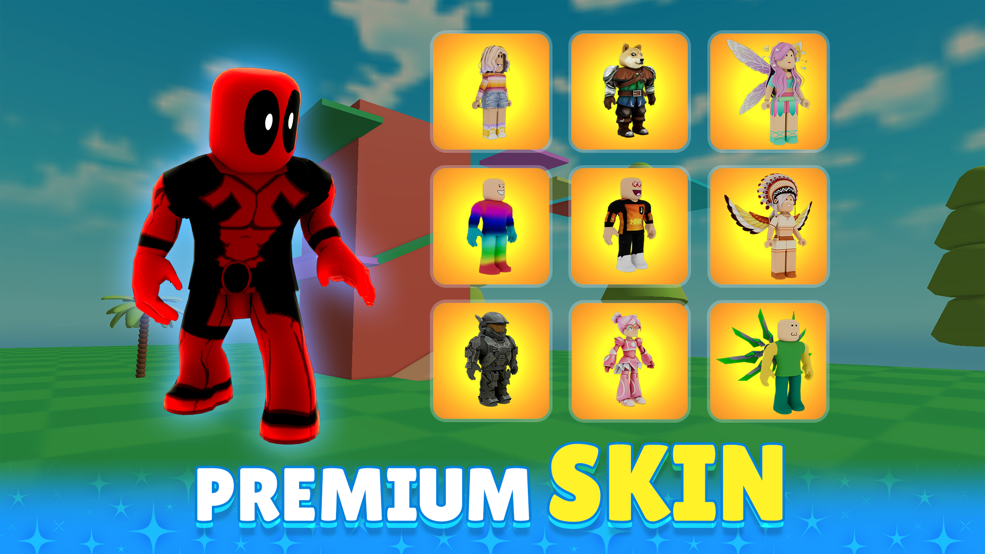 اسکرین شات 3 بازی Obby Block World: Lava Fall