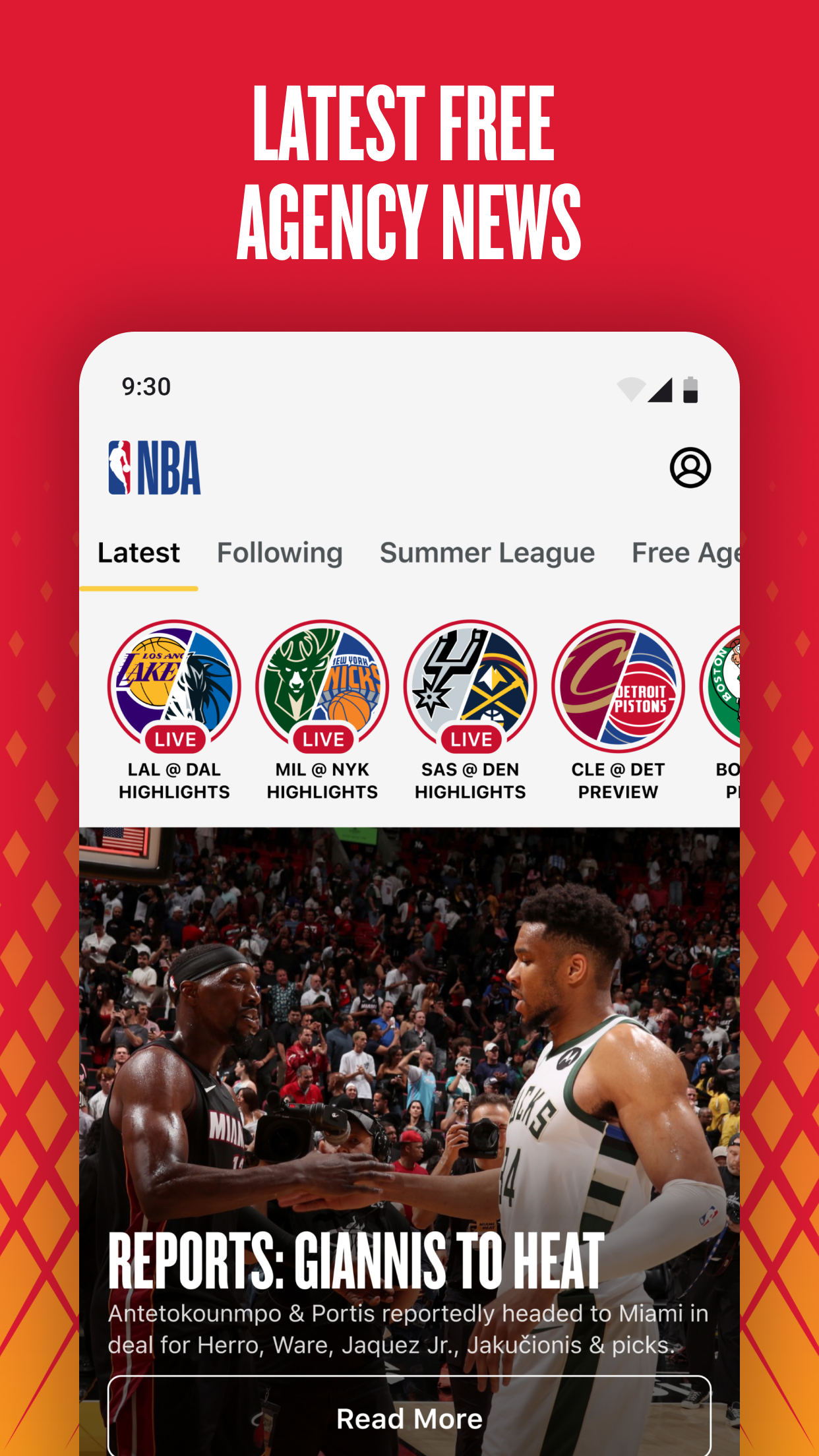اسکرین شات 3 برنامه NBA: Live Games & Scores