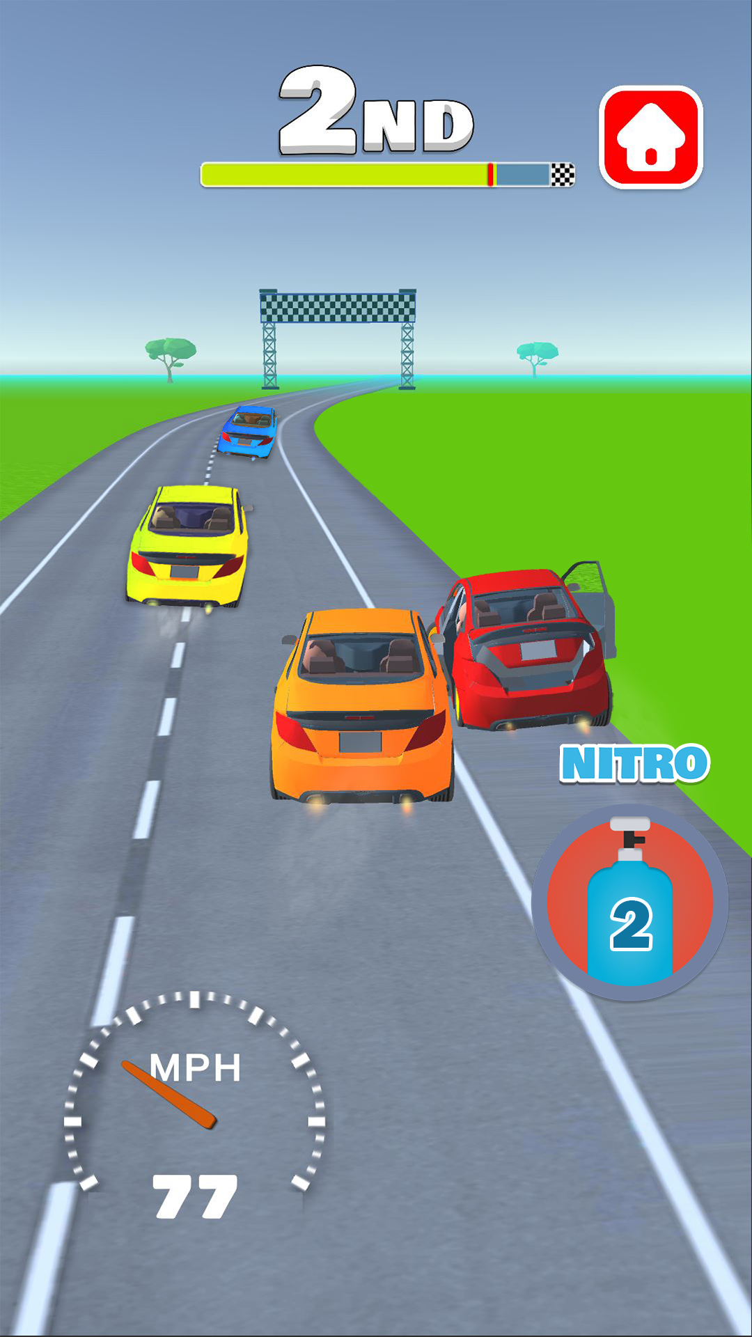 اسکرین شات 2 بازی Merge Race - Idle Car games
