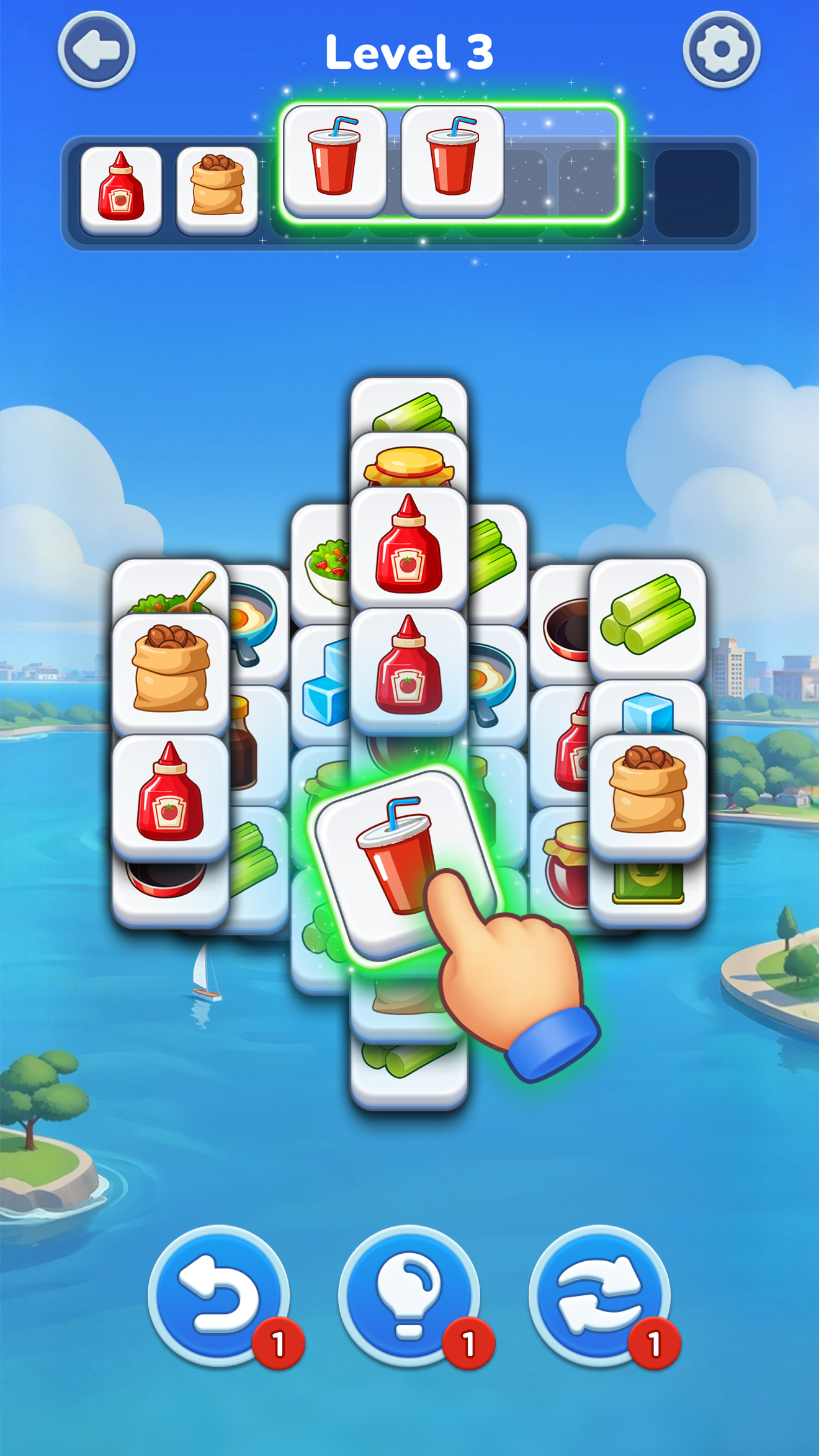 اسکرین شات 1 بازی Tap Tile!