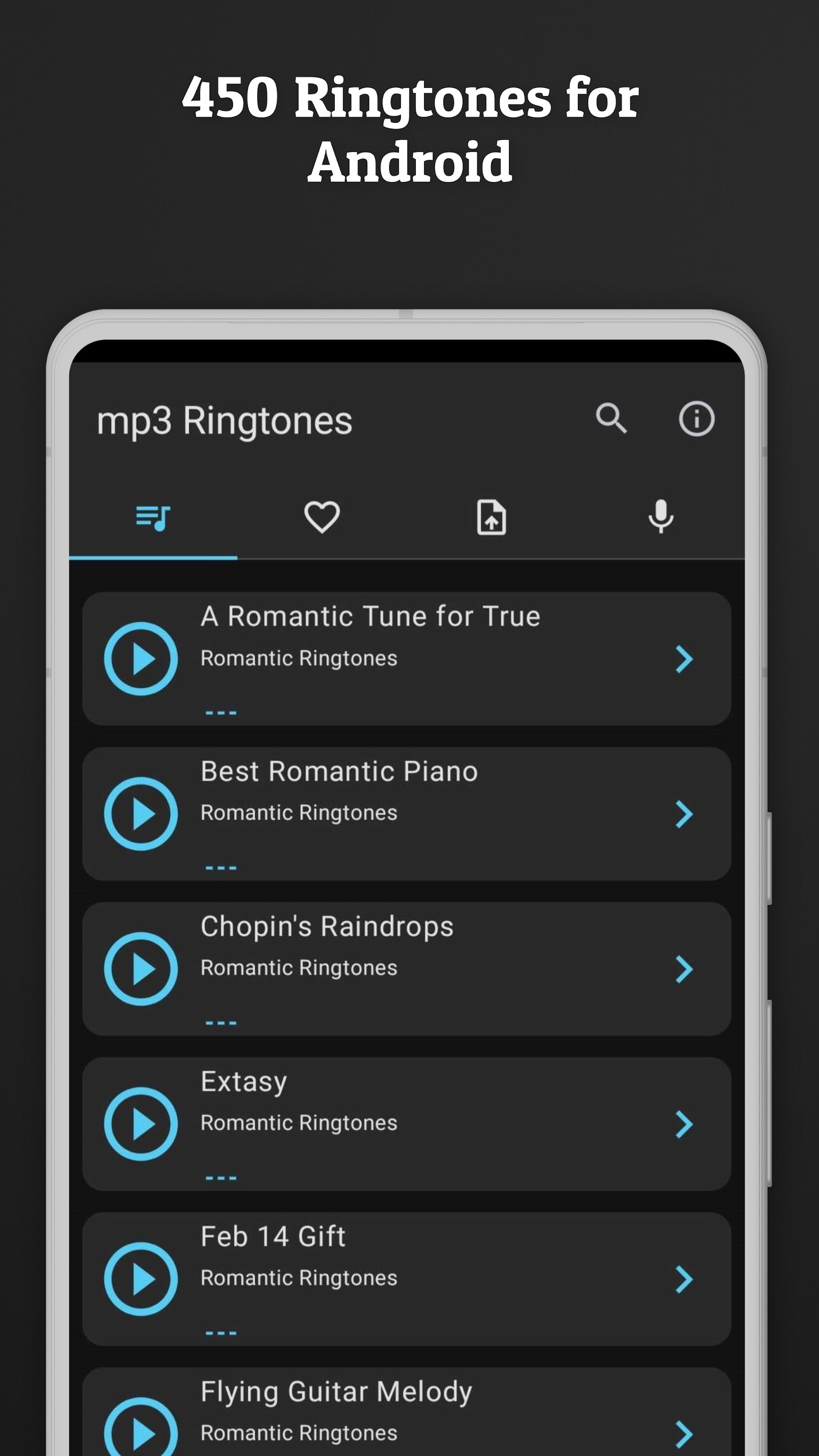 اسکرین شات 1 برنامه mp3 Ringtones