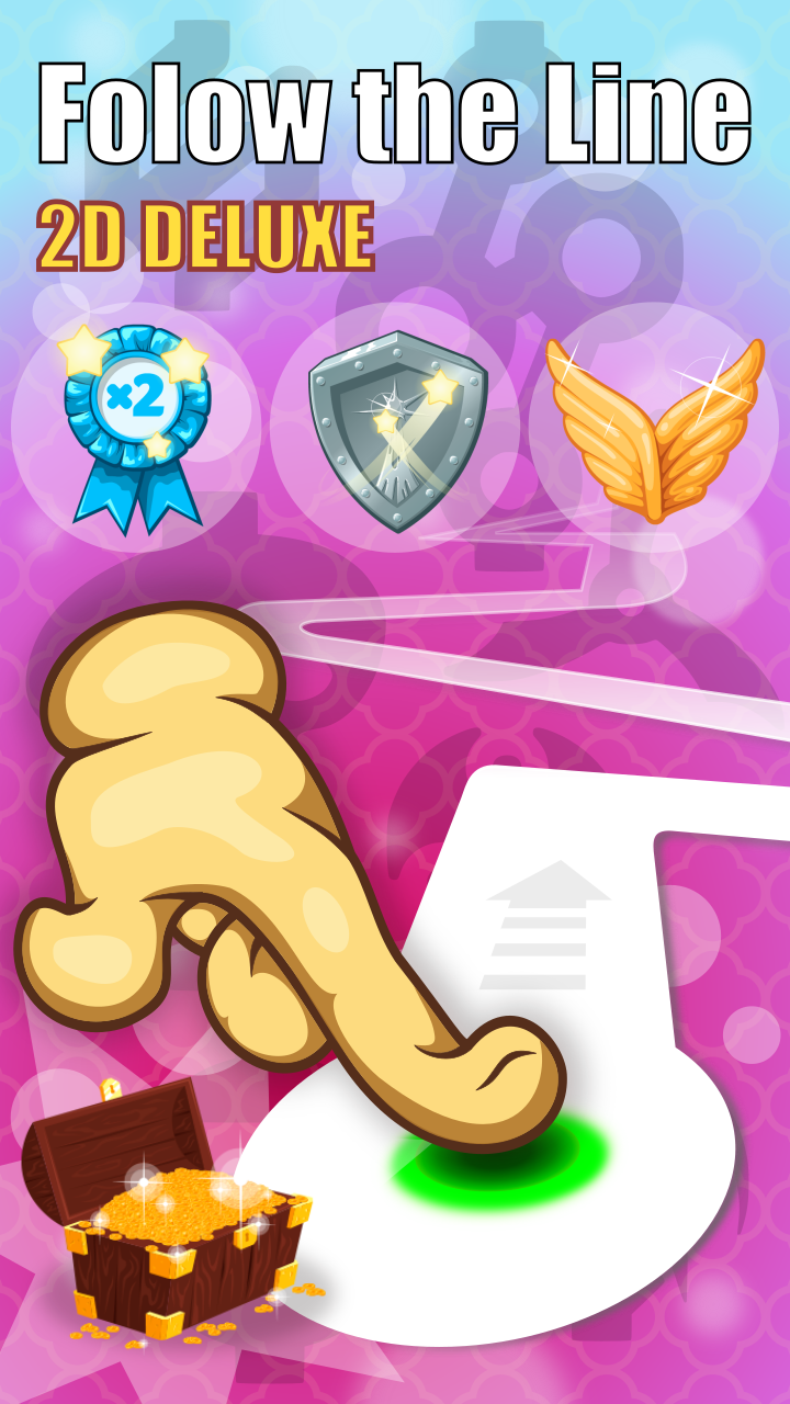 اسکرین شات 1 بازی Follow the Line 2D Deluxe