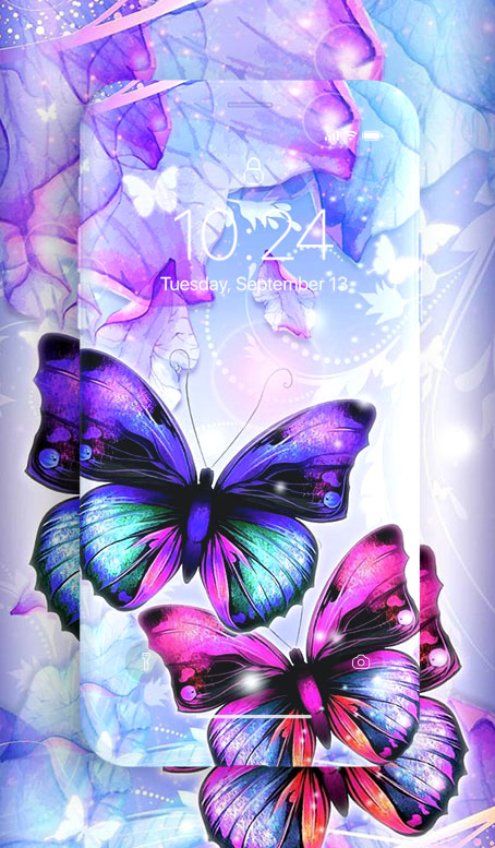 اسکرین شات 7 برنامه Butterfly Wallpaper