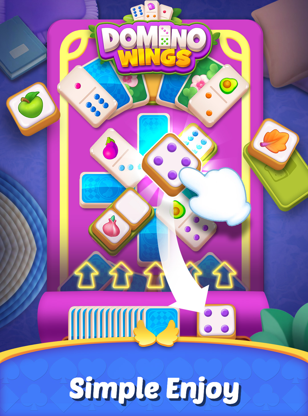 اسکرین شات 3 بازی Domino Wings: Merge Island