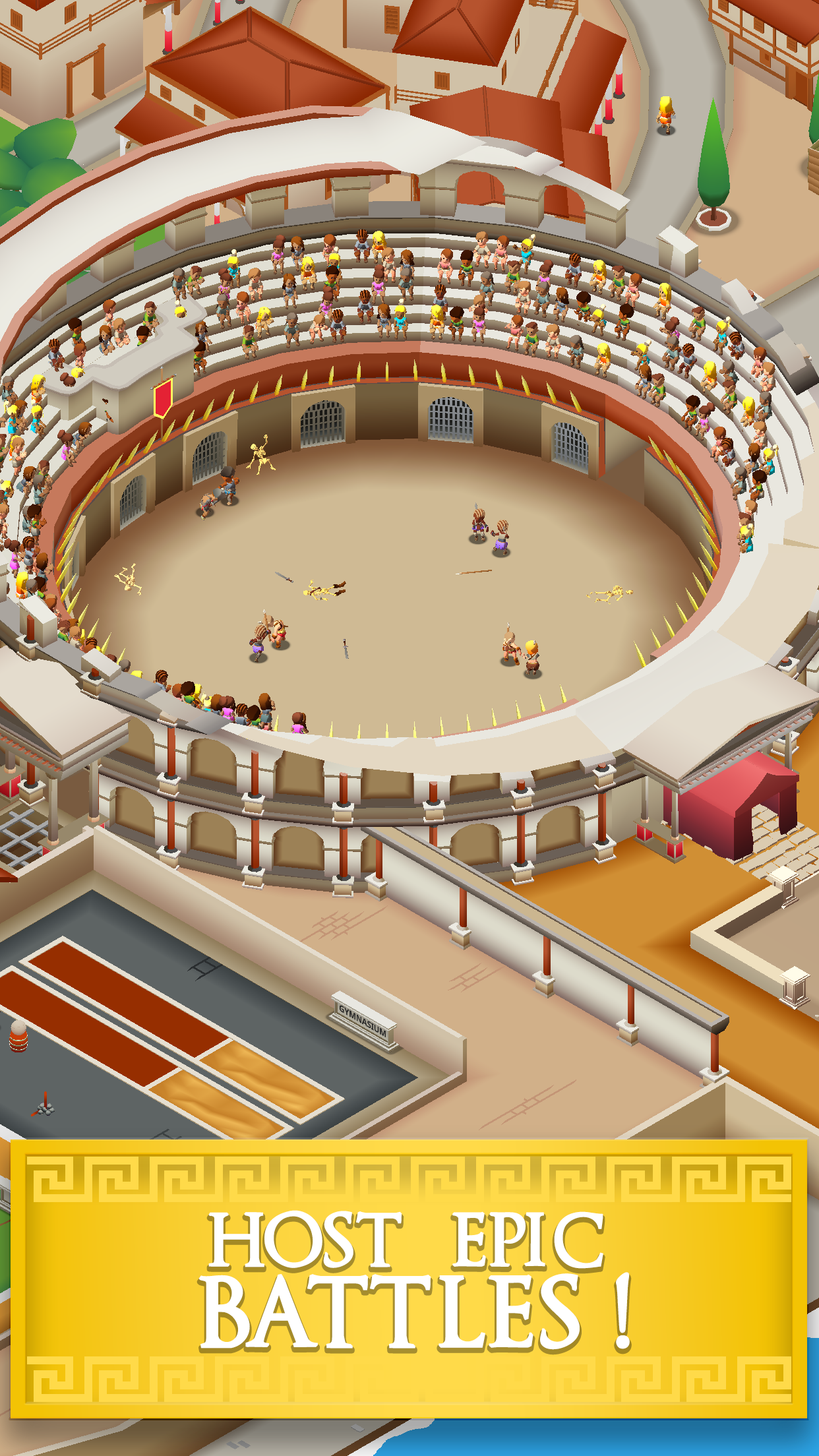 اسکرین شات 4 بازی Idle Gladiator Empire Tycoon