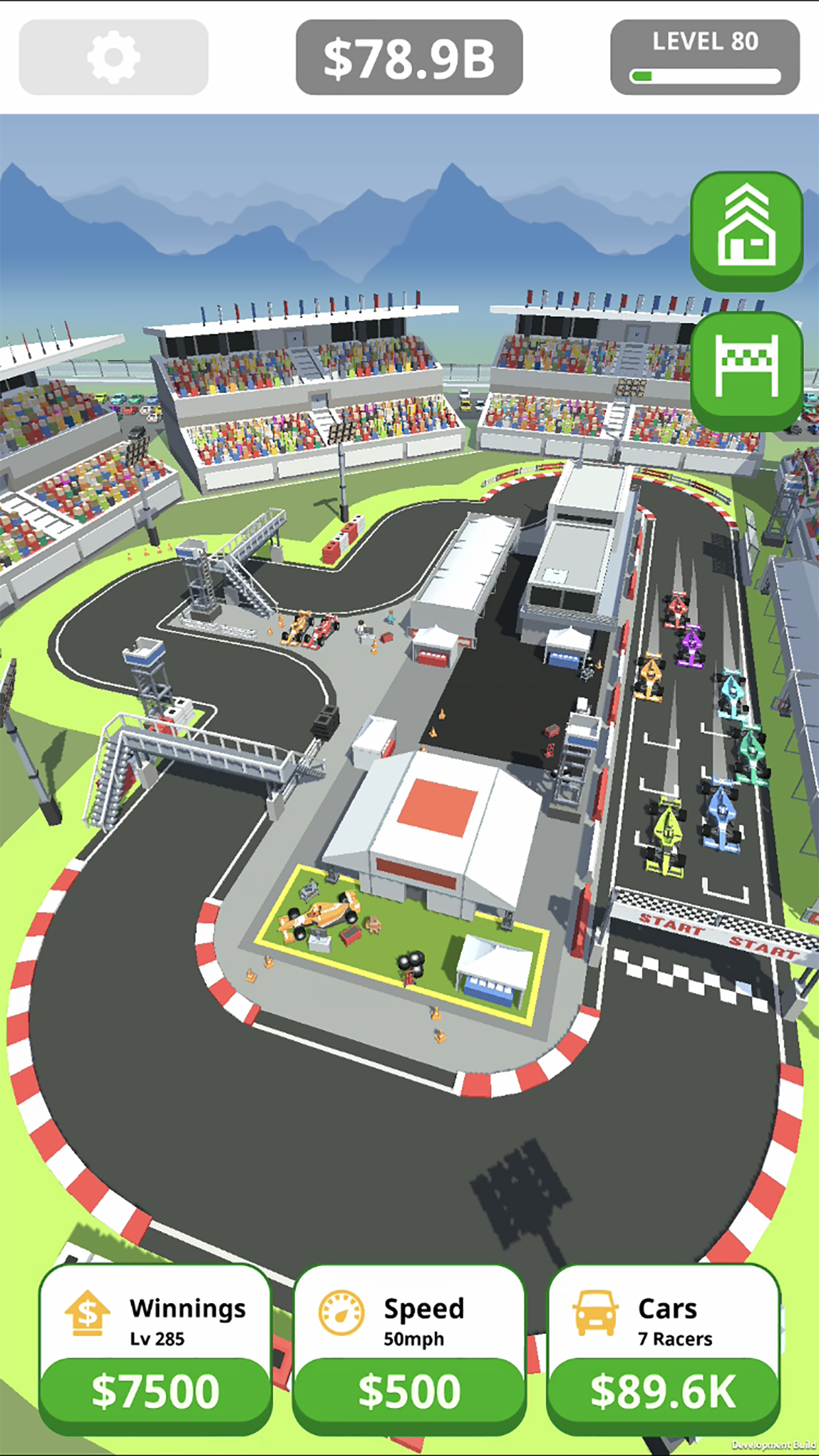 اسکرین شات 3 بازی Idle Tap Racing: Tycoon Game