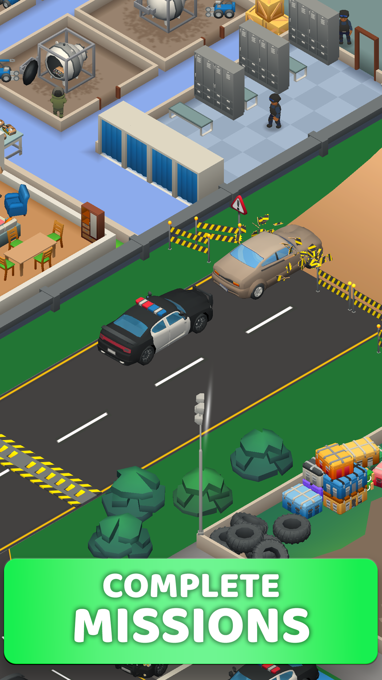 اسکرین شات 3 بازی Idle SWAT Academy Tycoon