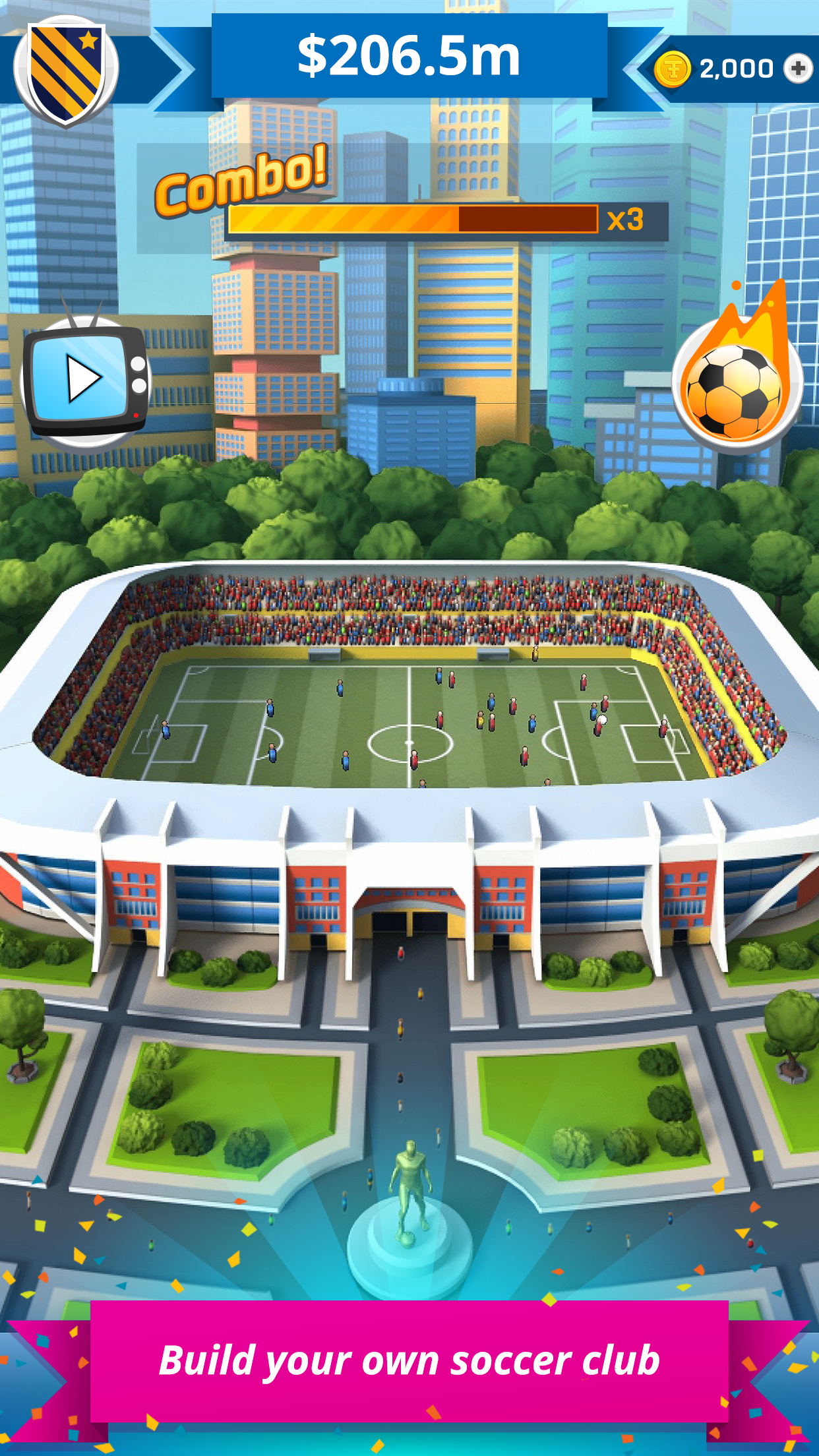 اسکرین شات 1 بازی Tip Tap Soccer