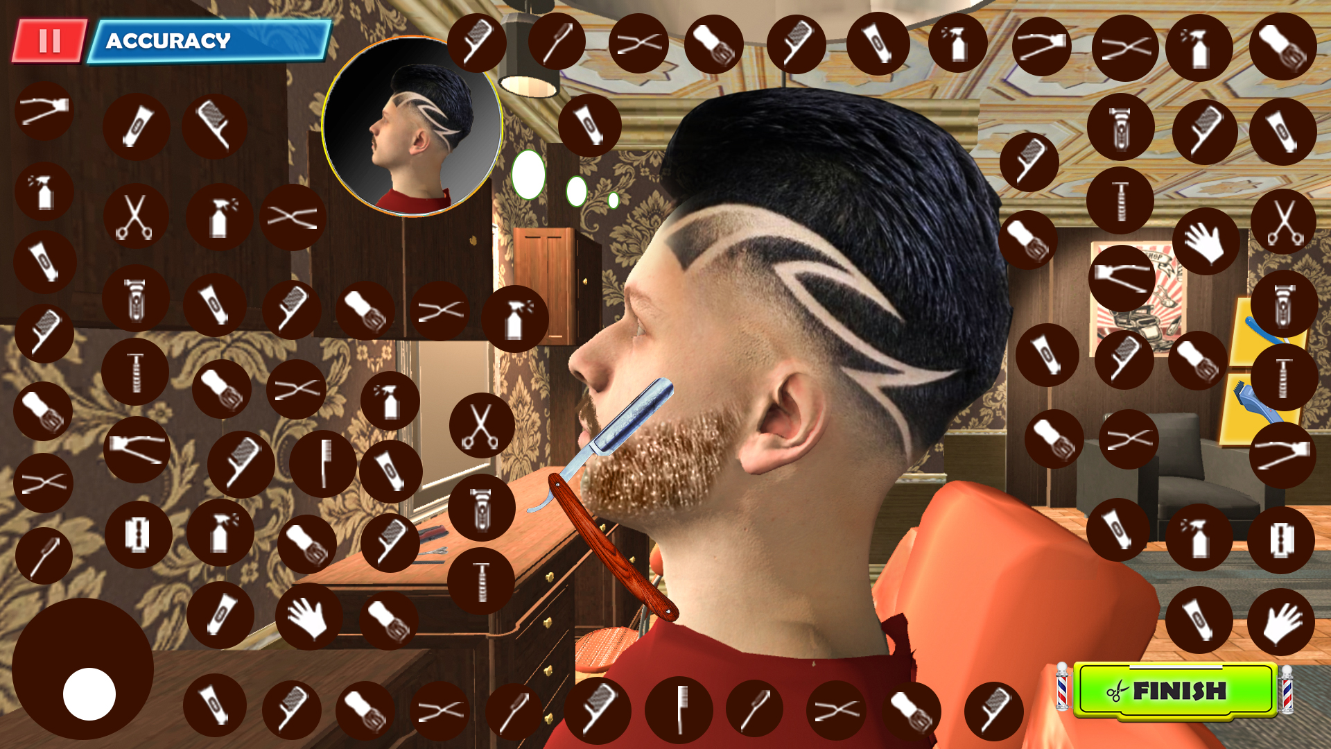 اسکرین شات 3 بازی Barber Shop: Hair Tattoo Games