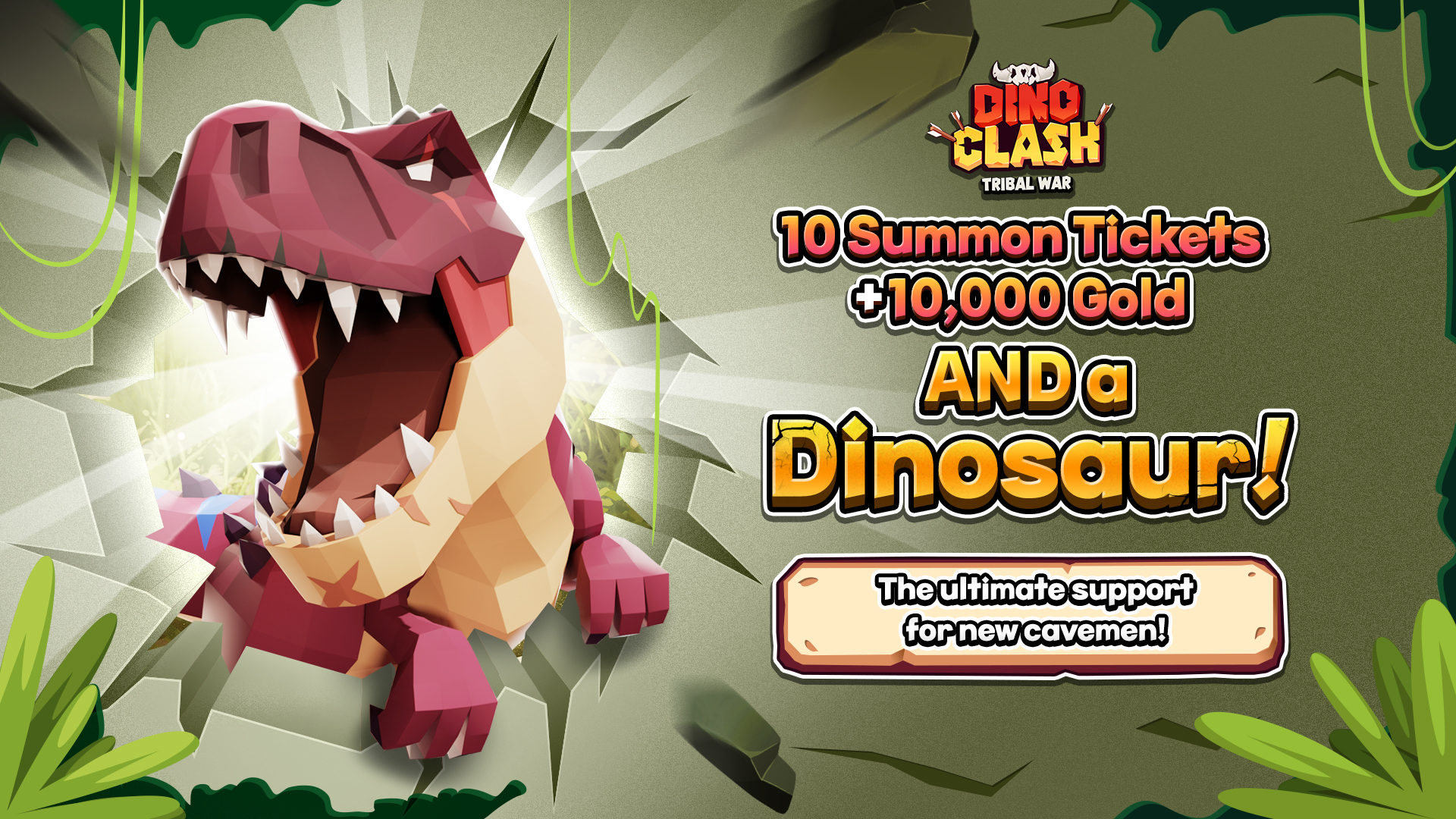 اسکرین شات 5 بازی Dino Clash: Tribal War
