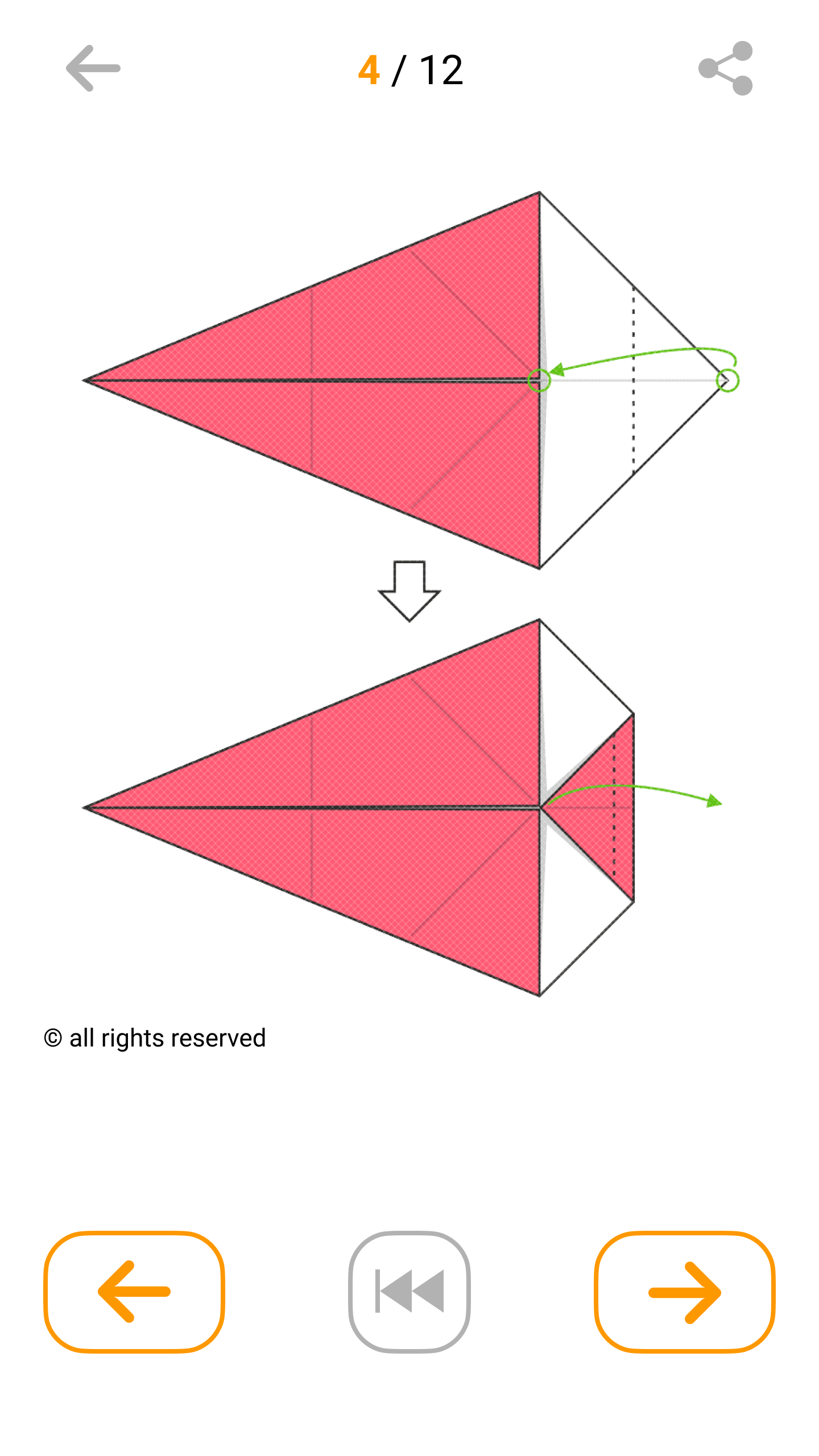 اسکرین شات 6 برنامه Origami Animals And Beast