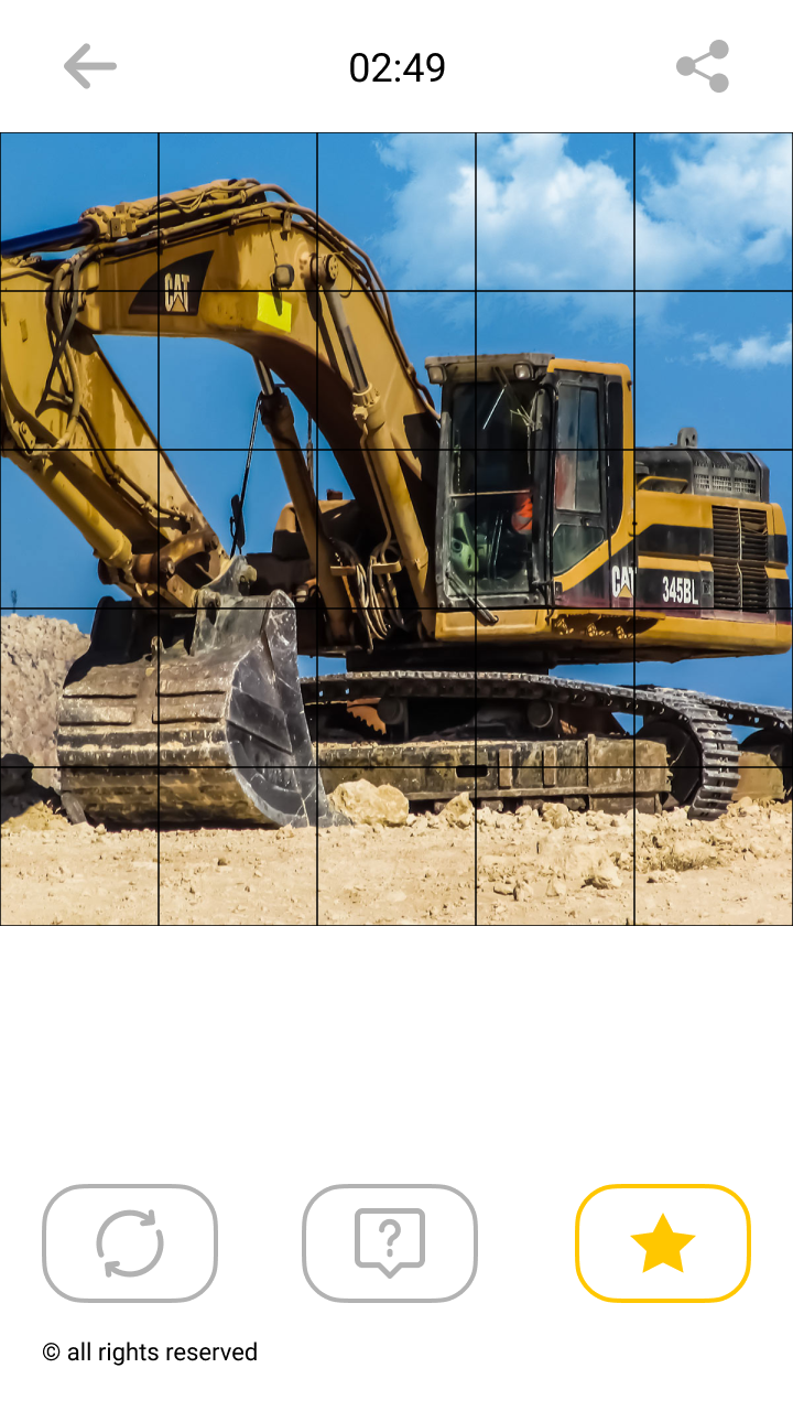 اسکرین شات 5 بازی Jigsaw Tractor Mosaic Puzzles