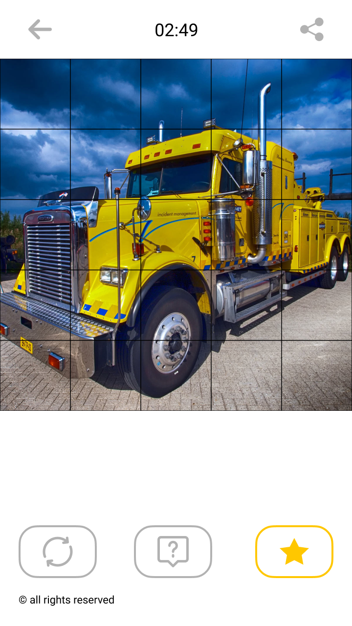 اسکرین شات 5 بازی Jigsaw Truck Mosaic Puzzles