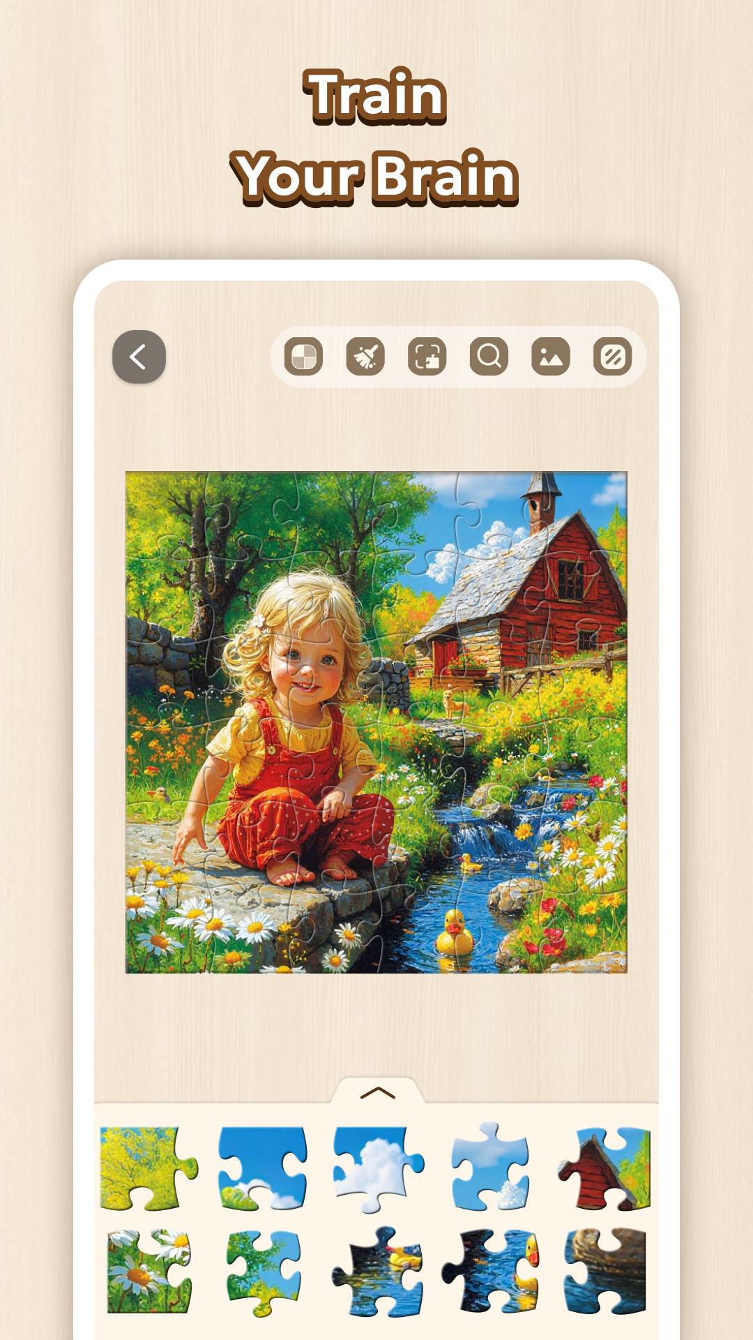 اسکرین شات 2 بازی Jigsaw Puzzle - Countryside