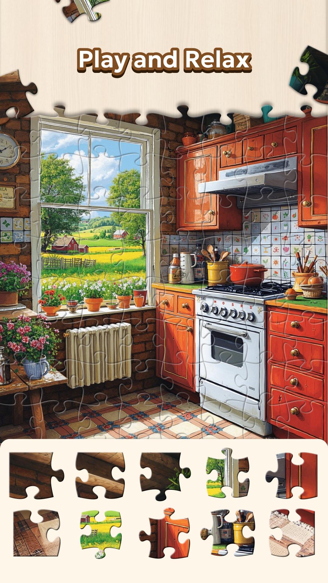 اسکرین شات 5 بازی Jigsaw Puzzle - Countryside