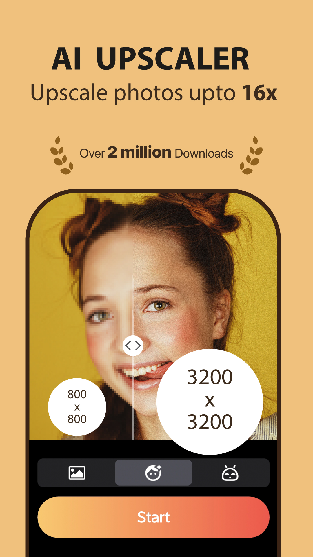 اسکرین شات 2 برنامه AI Photo Enhancer & Upscaler