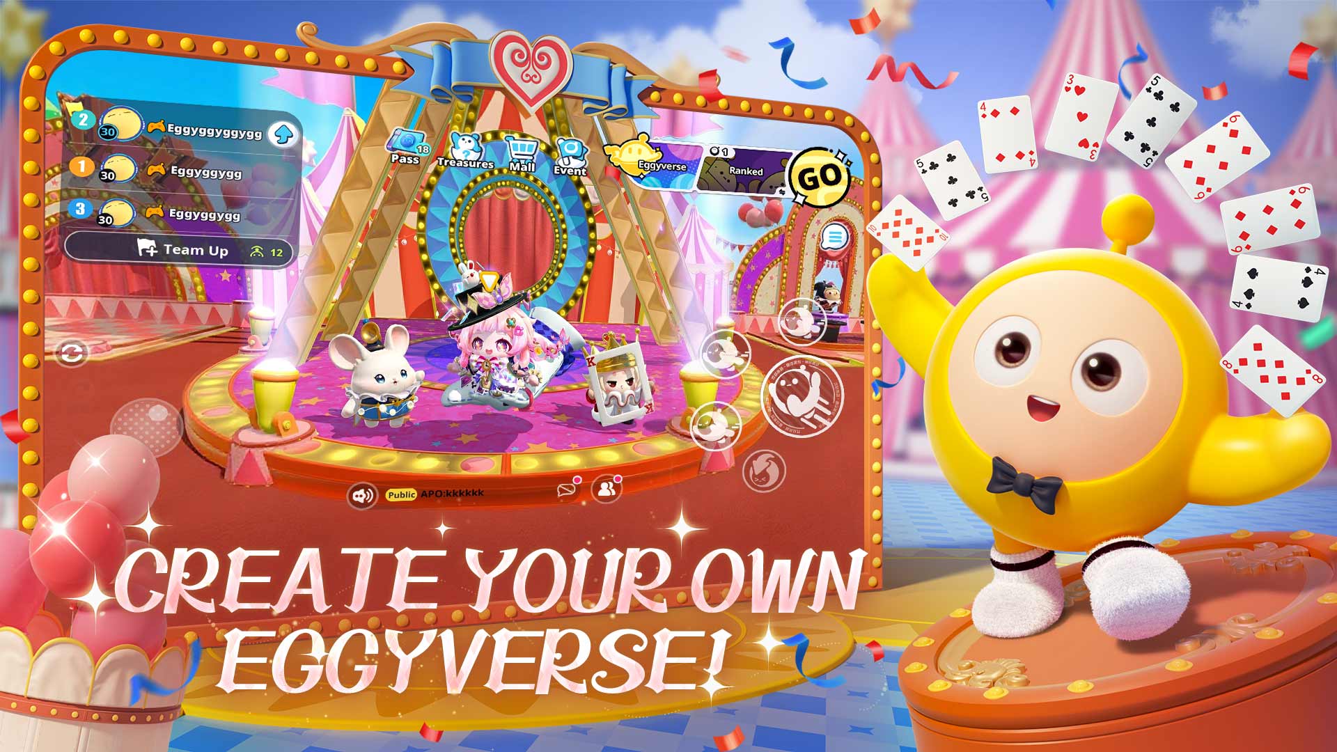 اسکرین شات 2 بازی Eggy Party: Trendy Party Game
