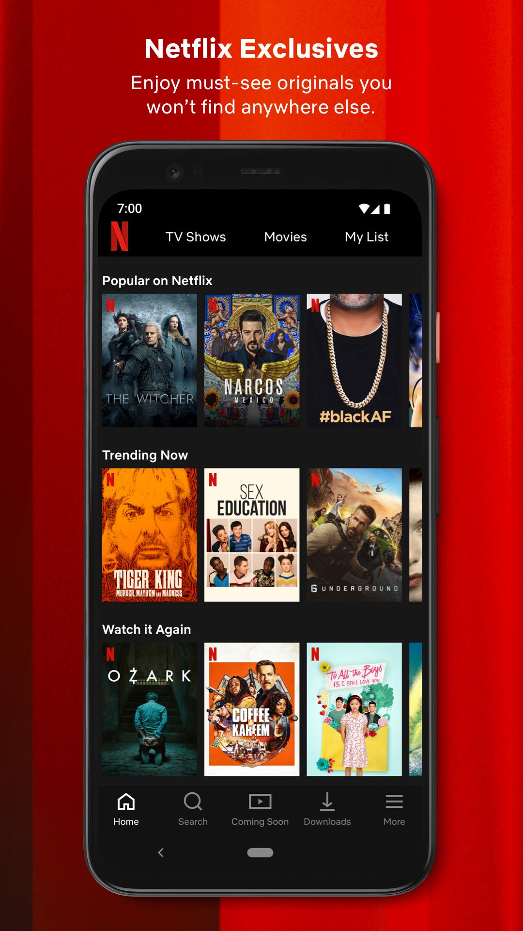 اسکرین شات 2 برنامه نت فلیکس (Netflix)