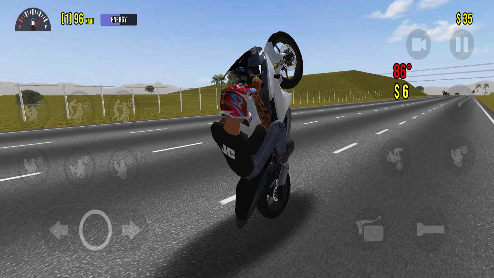 اسکرین شات 6 بازی تک چرخ با موتور | نسخه مود شده