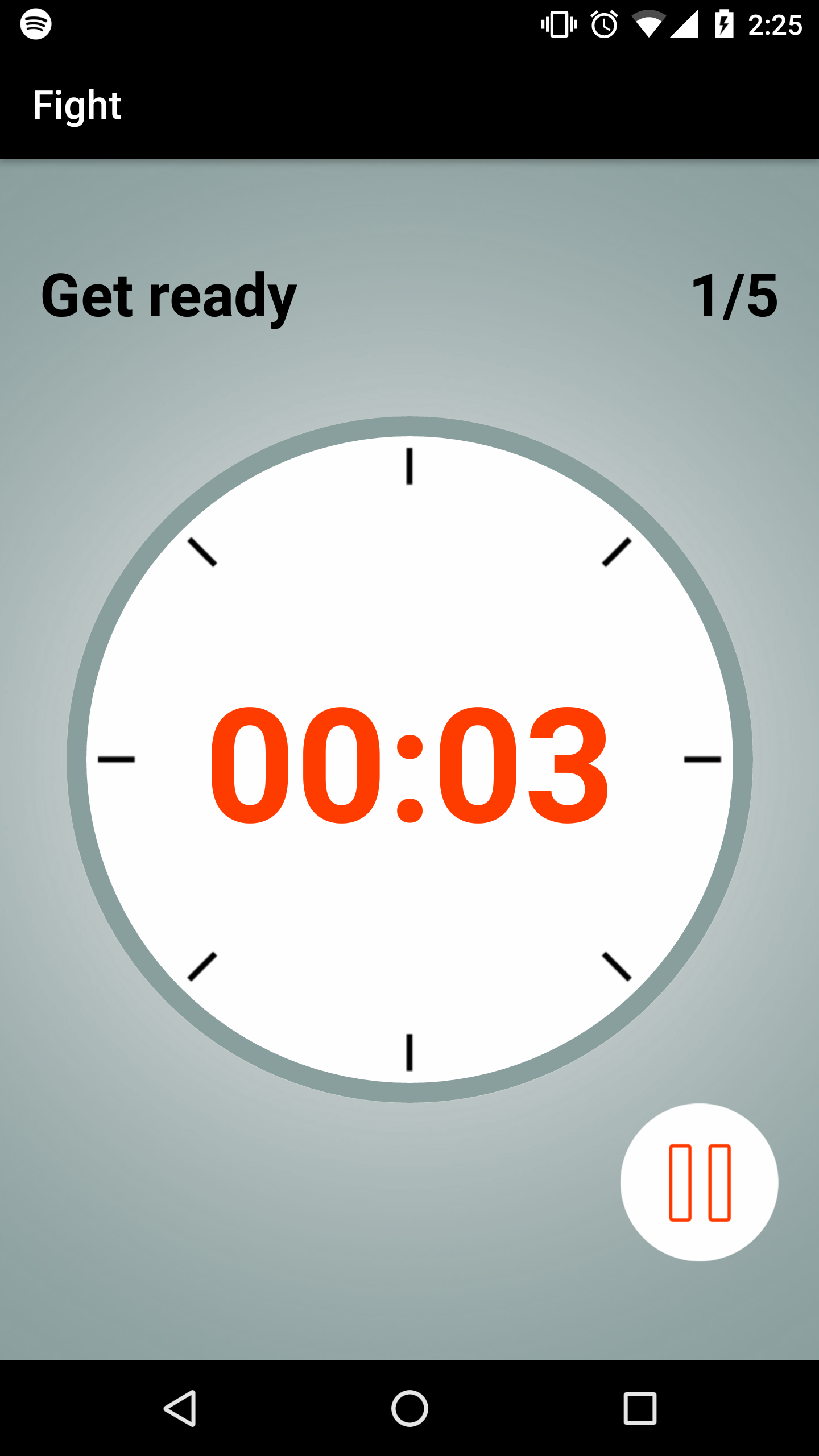 اسکرین شات 4 برنامه Boxing Round Interval Timer