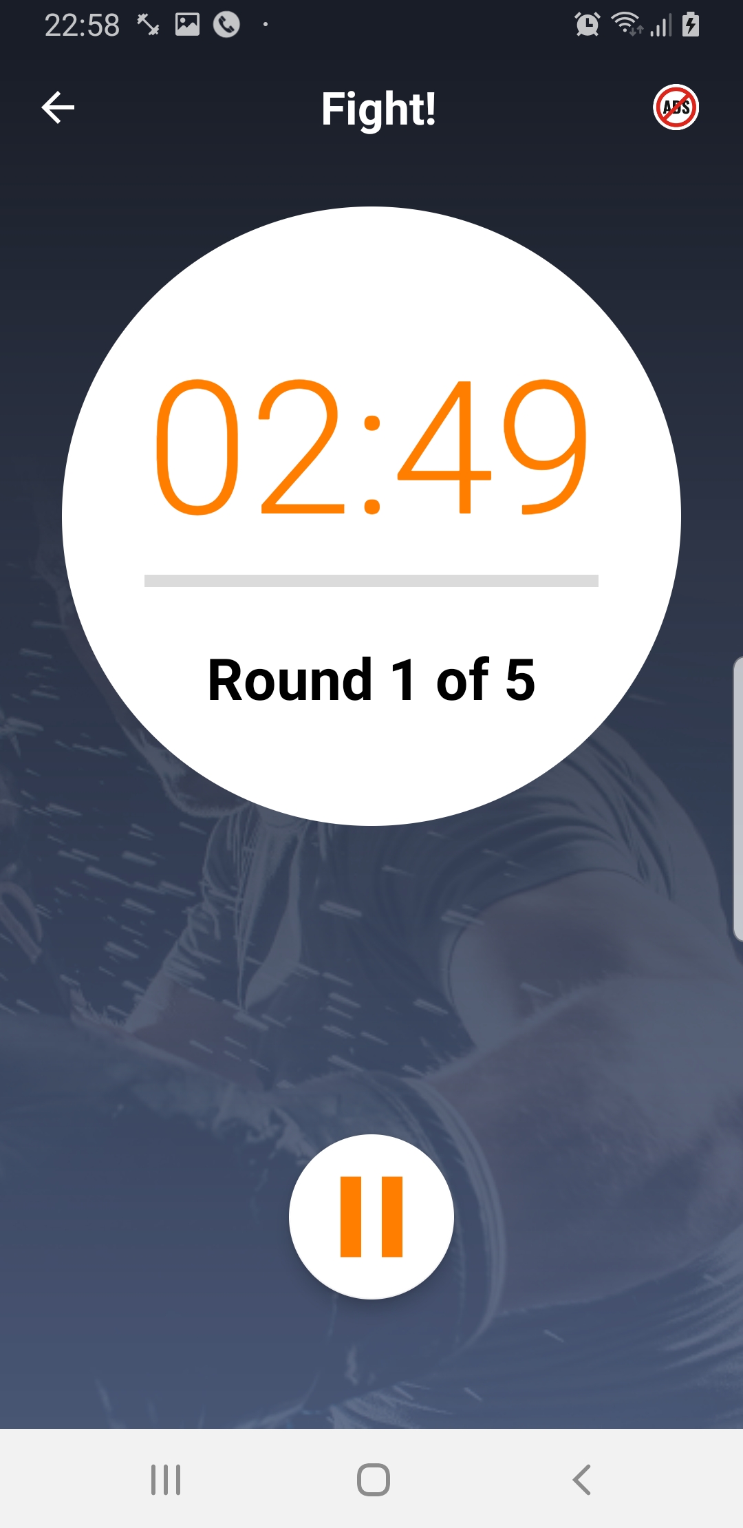 اسکرین شات 2 برنامه Boxing Round Timer Clock