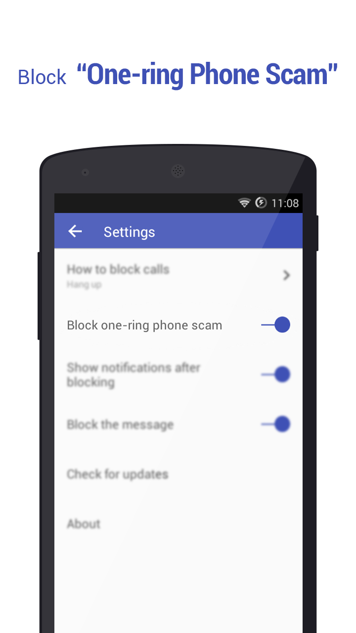 اسکرین شات 3 برنامه Call Blocker - Blacklist