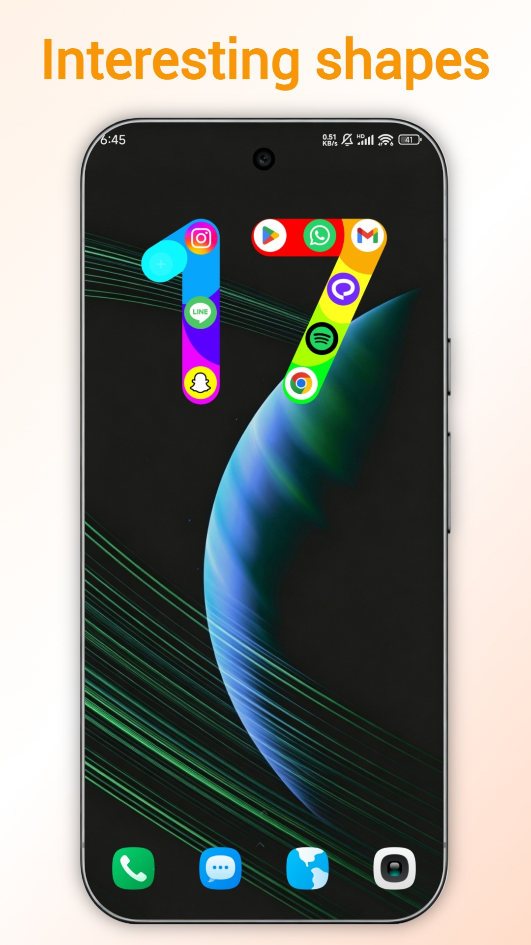 اسکرین شات 6 برنامه NewDroid 17 Launcher