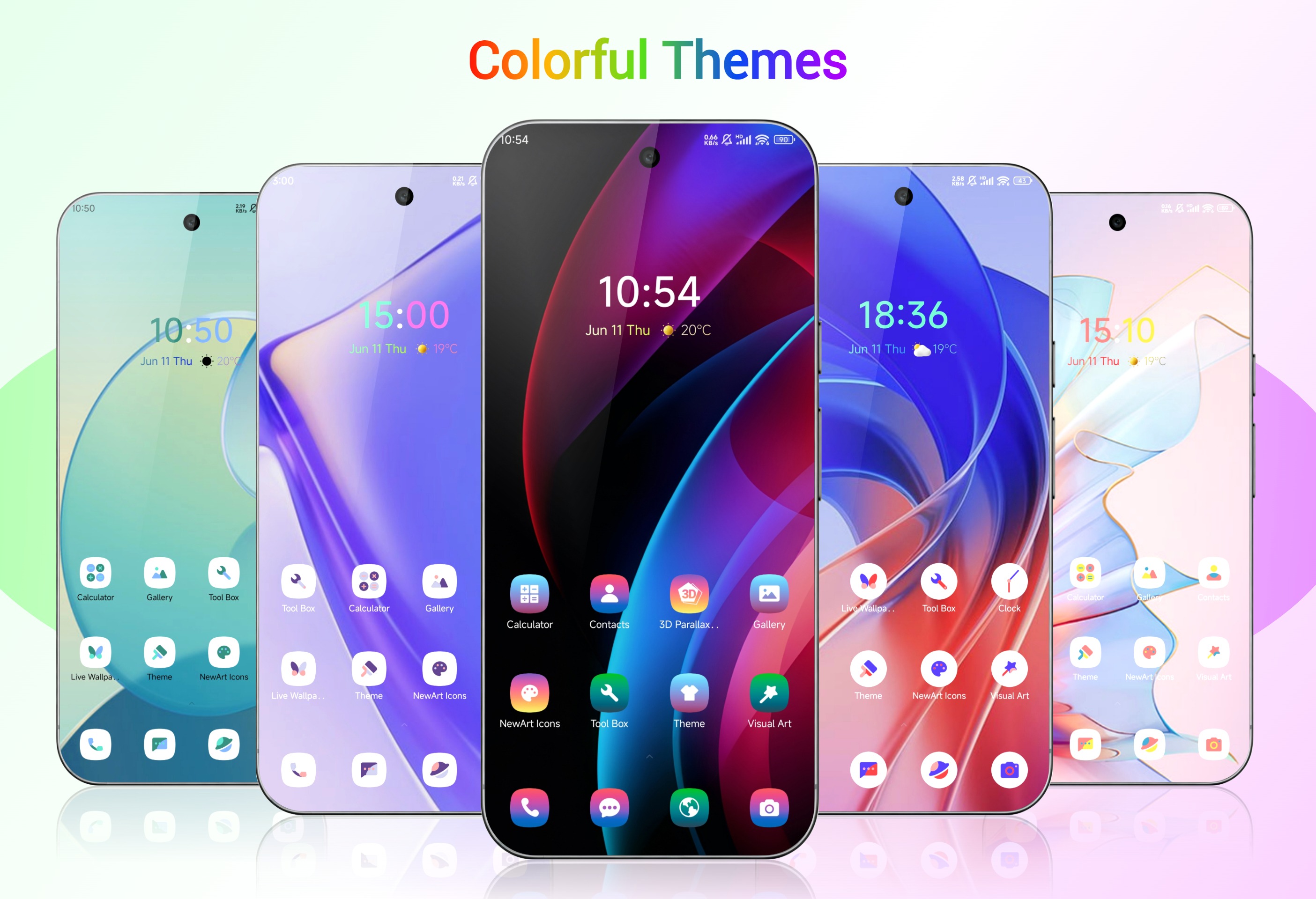 اسکرین شات 2 برنامه NewDroid 17 Launcher