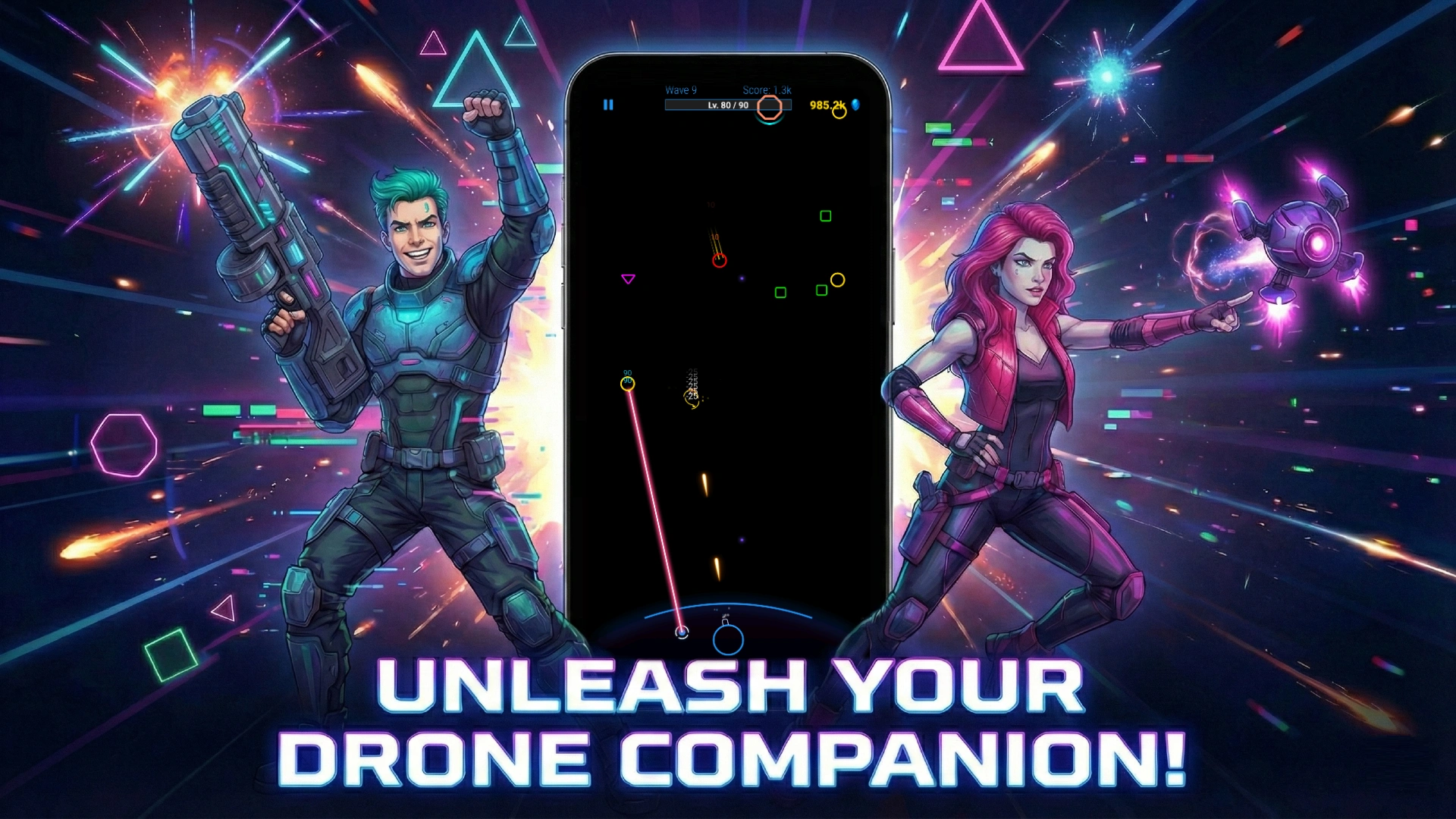 اسکرین شات 5 برنامه Radiant Core: Planet Defence