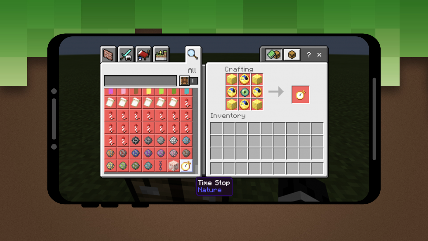 اسکرین شات 1 برنامه Time Stop Mod for Minecraft