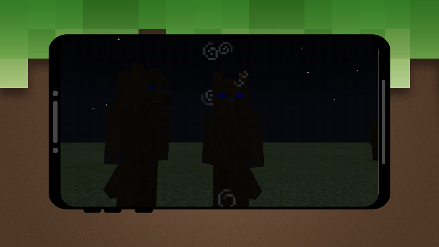 اسکرین شات 3 برنامه Werewolf Mod for Minecraft