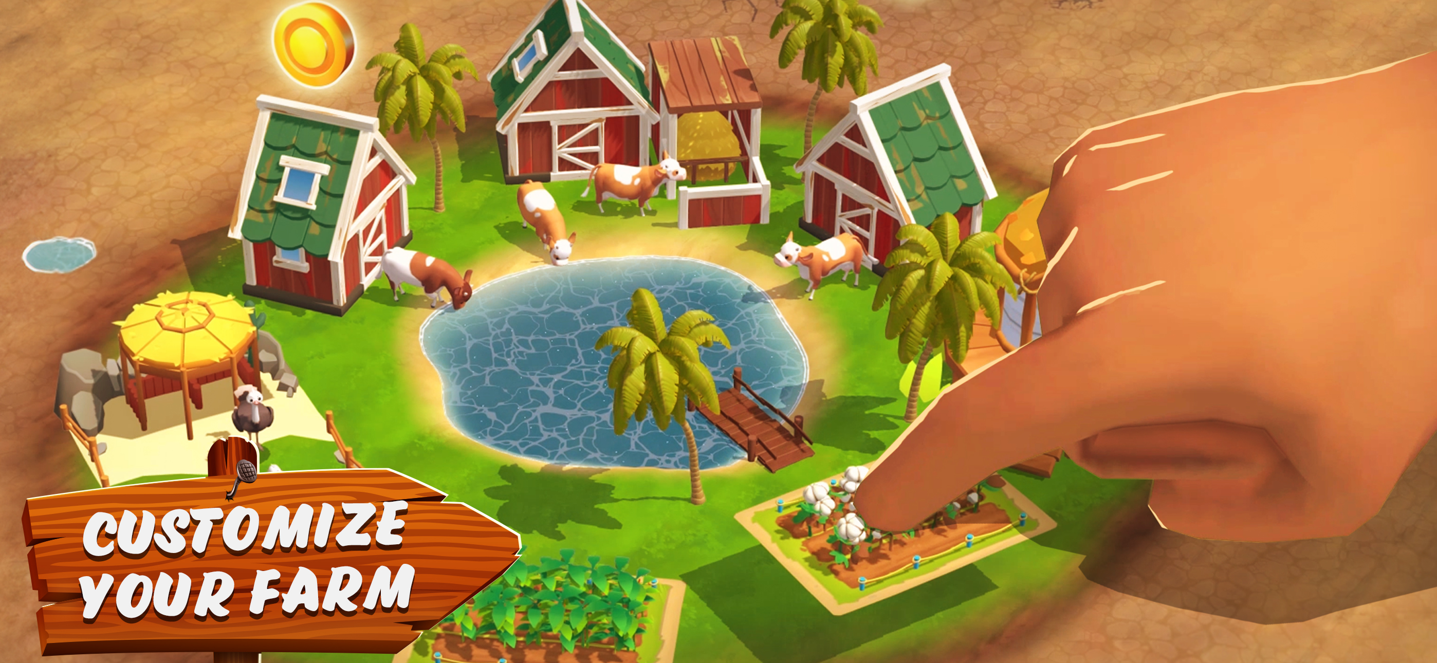 اسکرین شات 4 بازی Sunshine Island : Farming Game