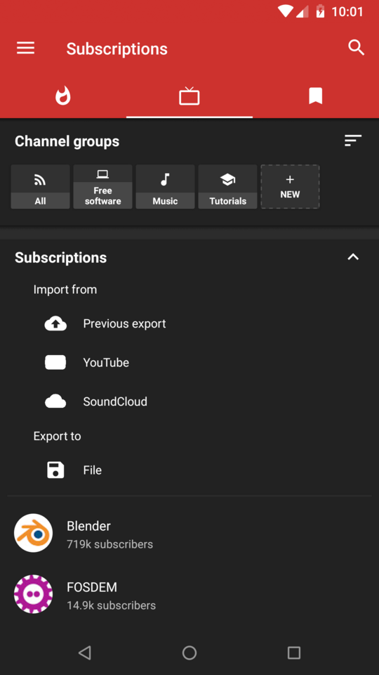 اسکرین شات 5 برنامه NewPipe