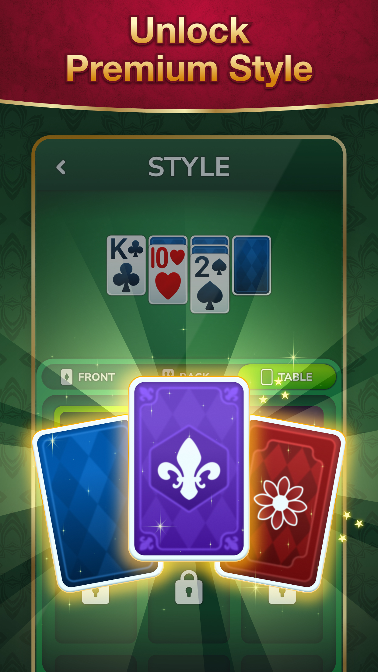 اسکرین شات 3 بازی Solitaire: Classic Card Game