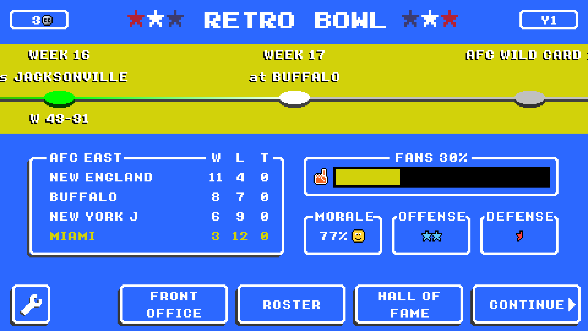اسکرین شات 6 بازی Retro Bowl