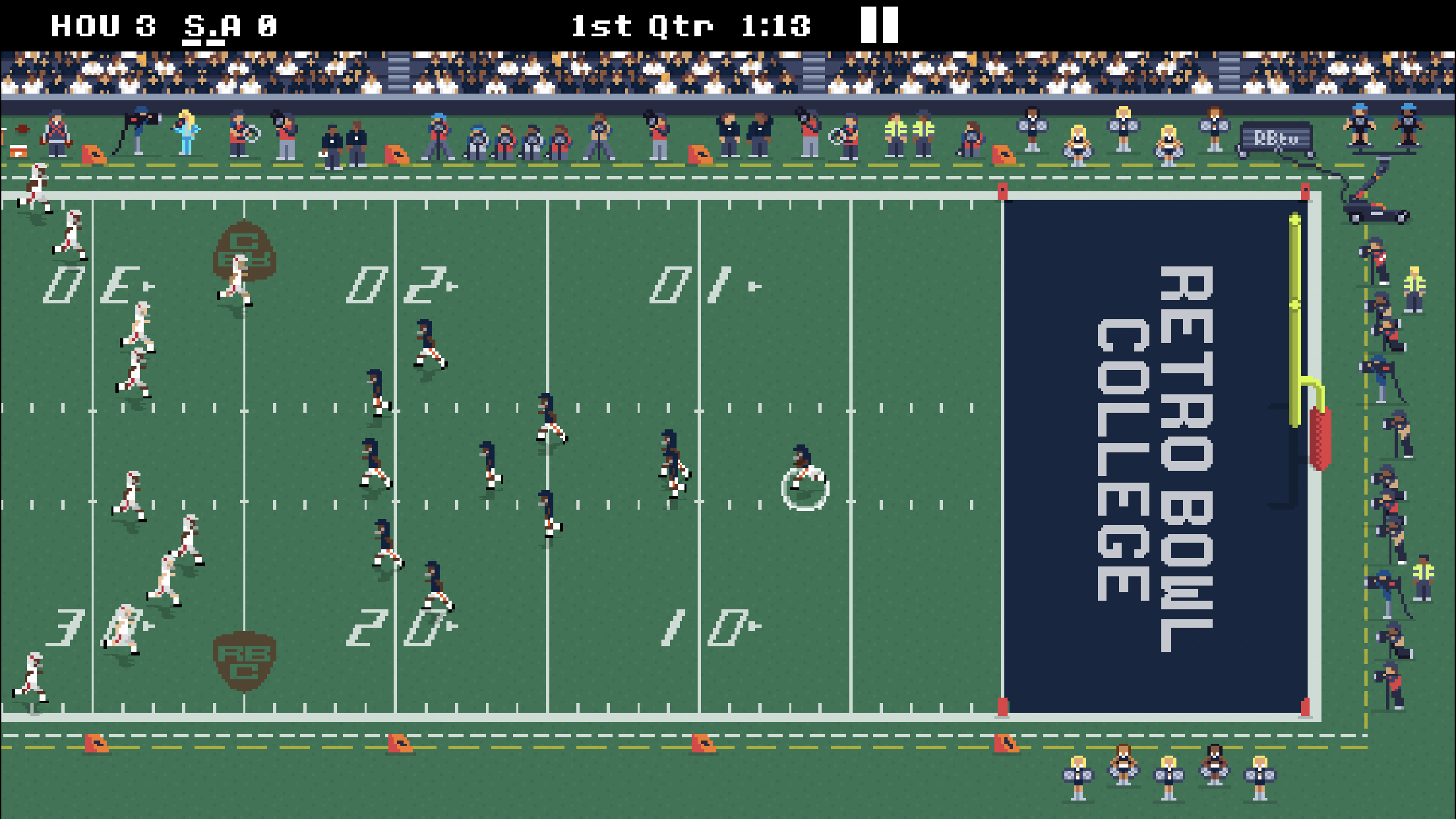 اسکرین شات 4 بازی Retro Bowl College