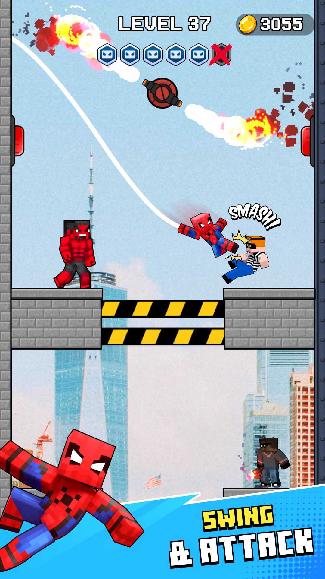 اسکرین شات 3 بازی Mr Spider Hero Shooting Puzzle