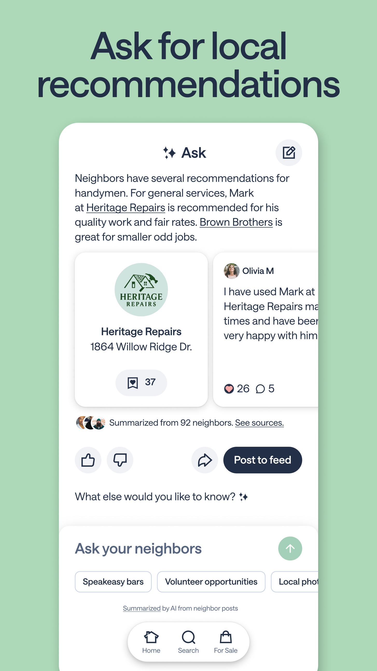 اسکرین شات 6 برنامه Nextdoor: Neighborhood Network