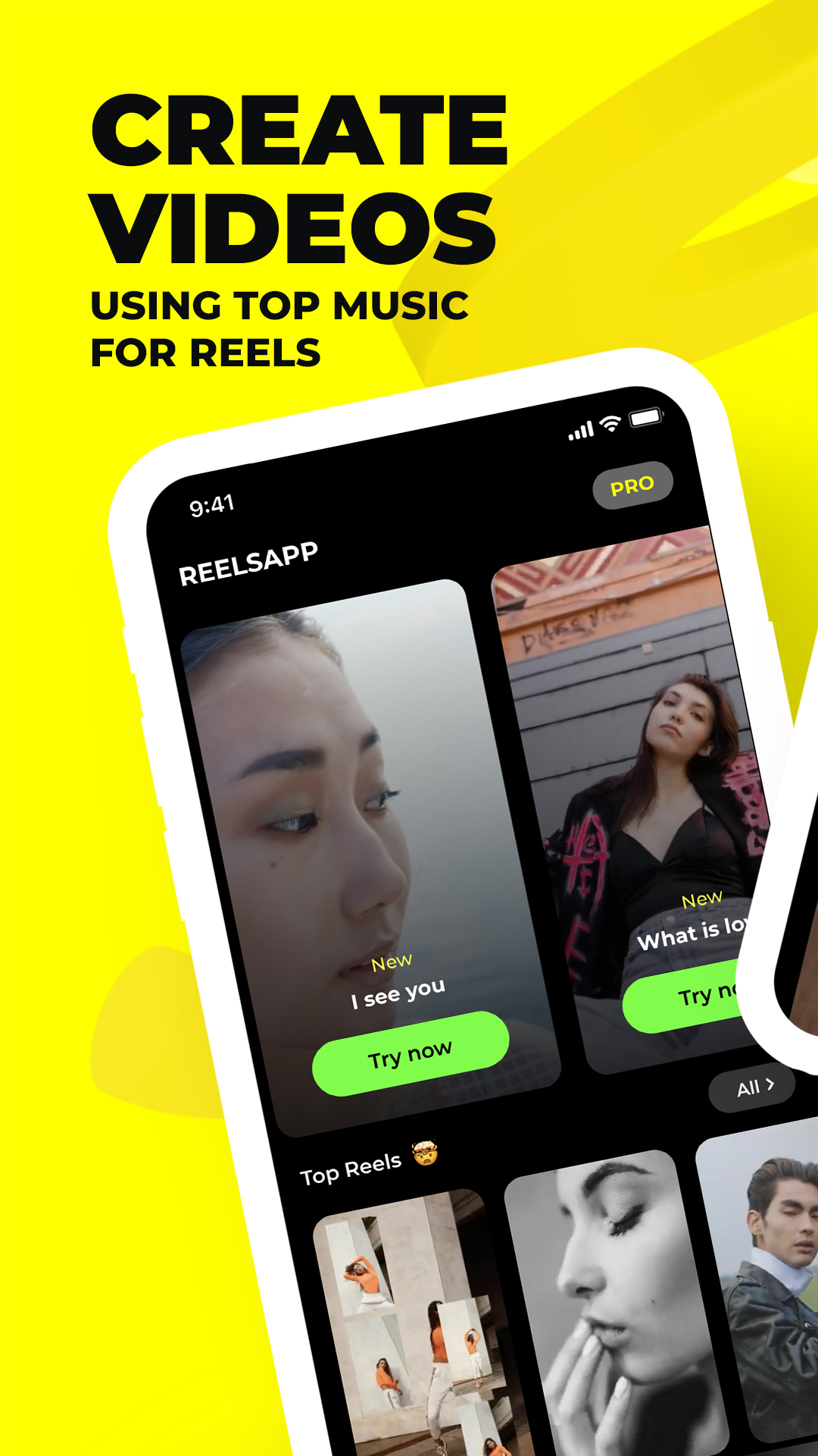 اسکرین شات 1 برنامه Reelsapp video trends