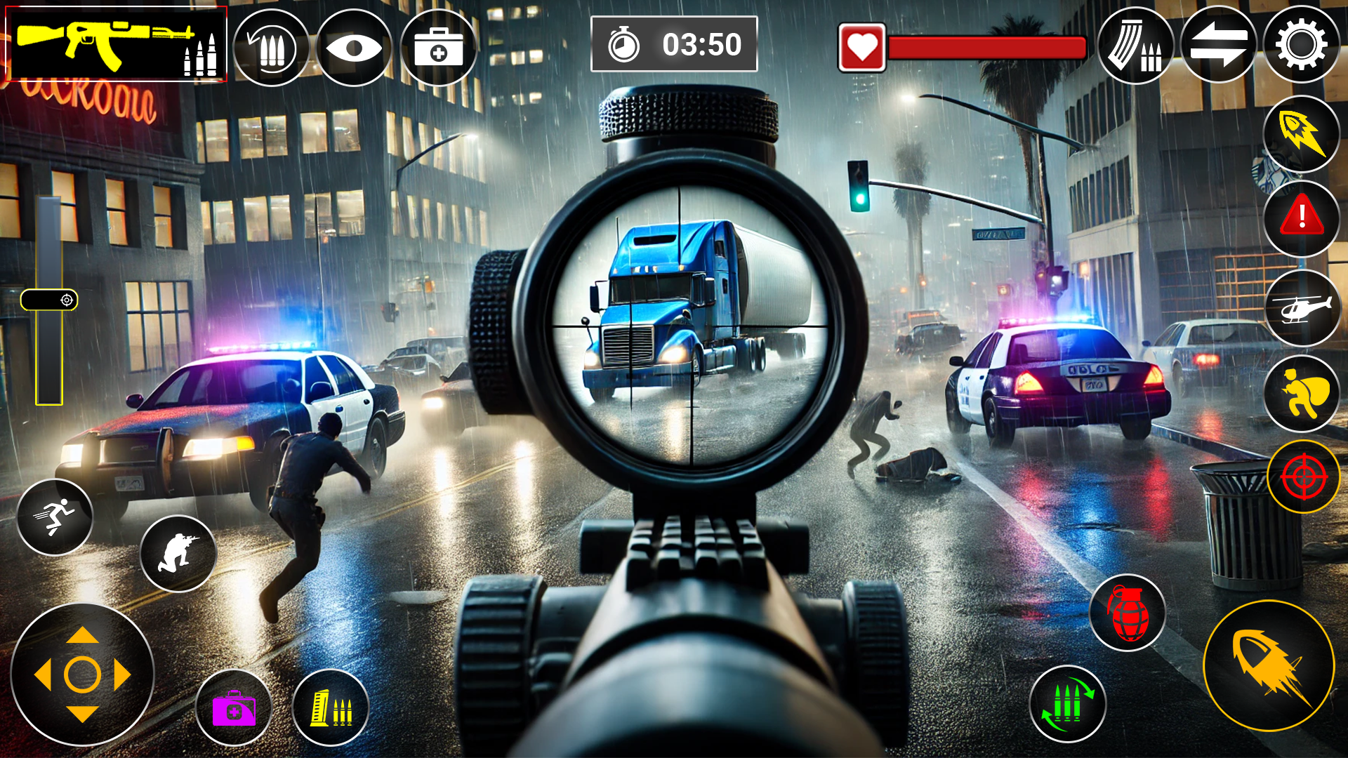 اسکرین شات 6 بازی Sniper Gun Games- FPS Shooting